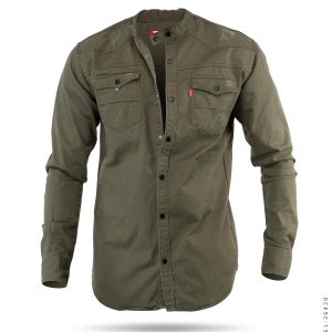 پیراهن مردانه یقه ایستاده دوجیب Lima مدل 36420