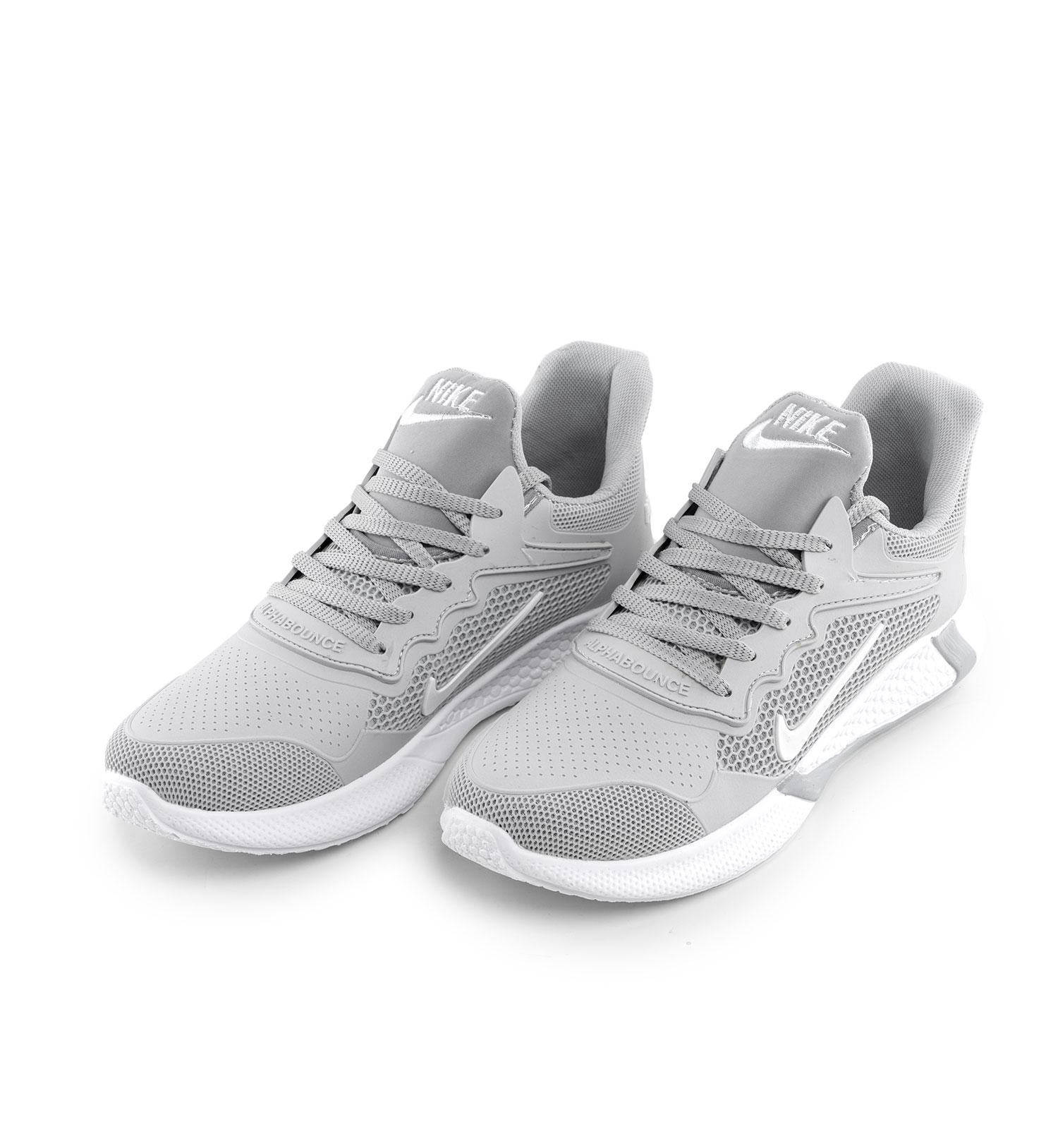 کفش اسپرت مردانه طوسی Nike بندی مدل 44260