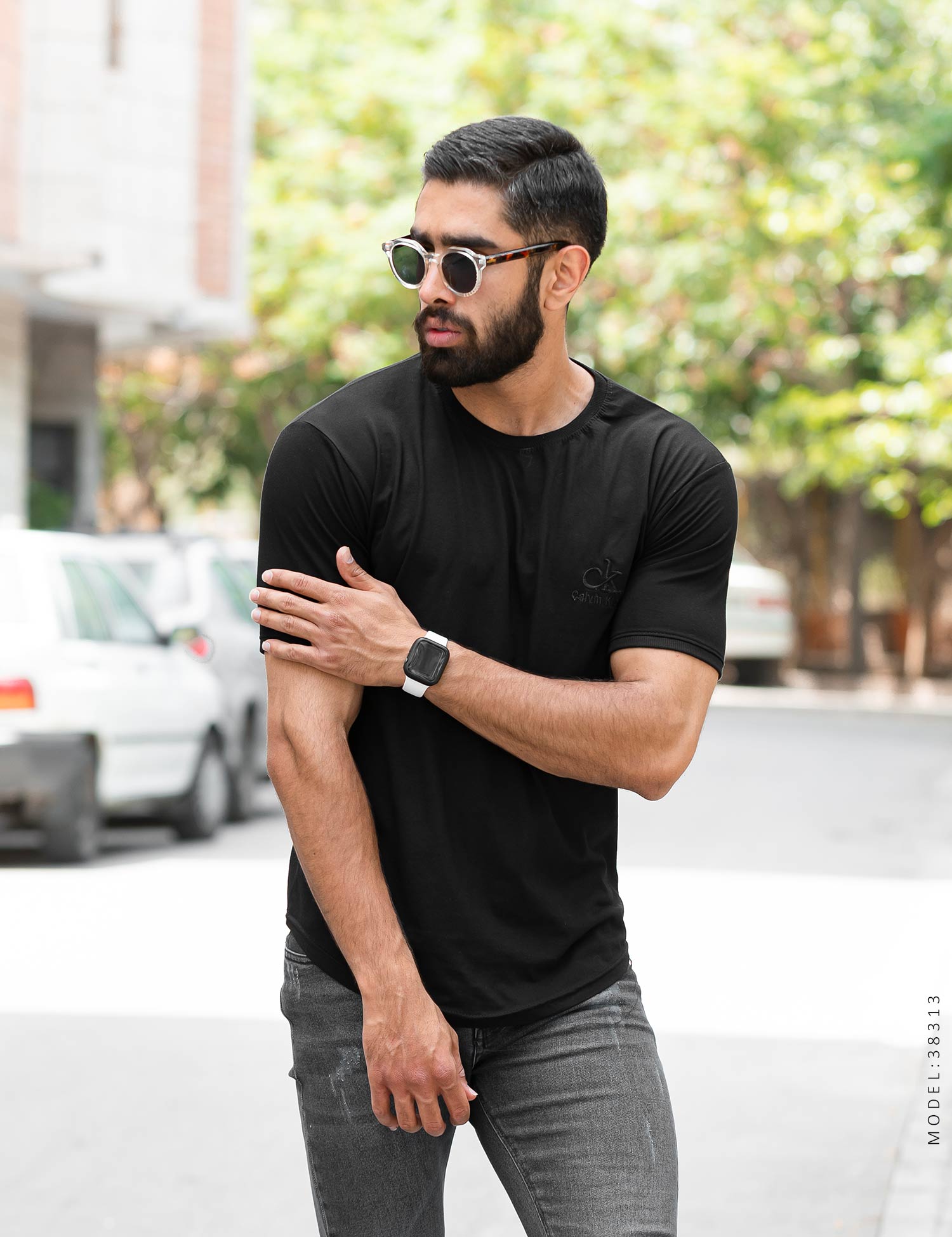 تیشرت مردانه یقه گرد Calvin Klein مدل 38313