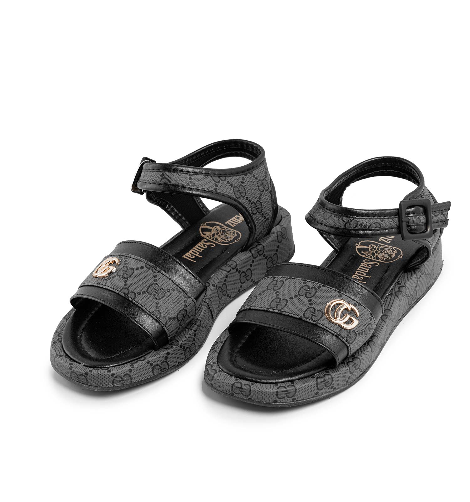 کفش صندل زنانه چرم مصنوعی Gucci بندی مدل 43922