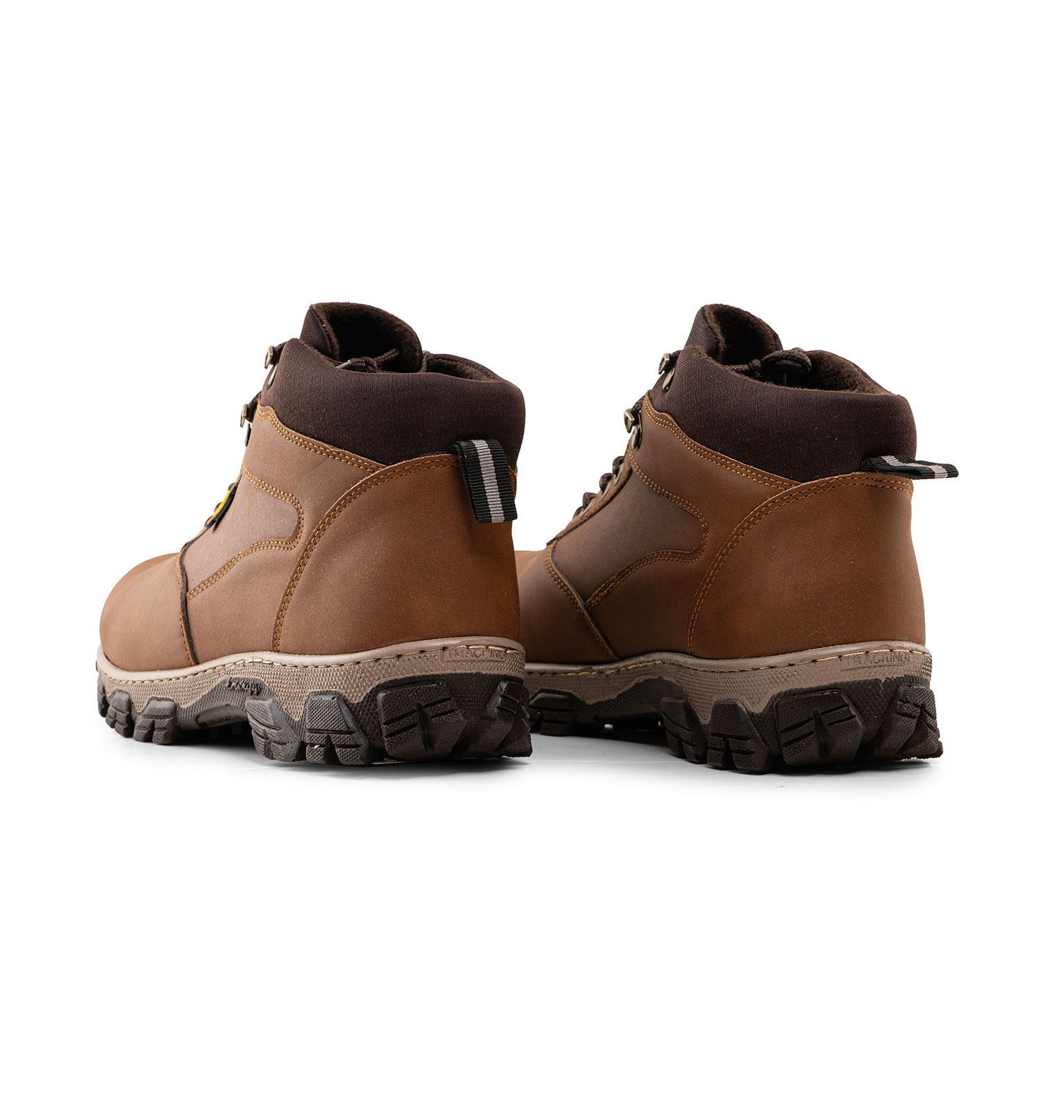 کفش ساقدار مردانه عسلی Clarks بند دار مدل 45421