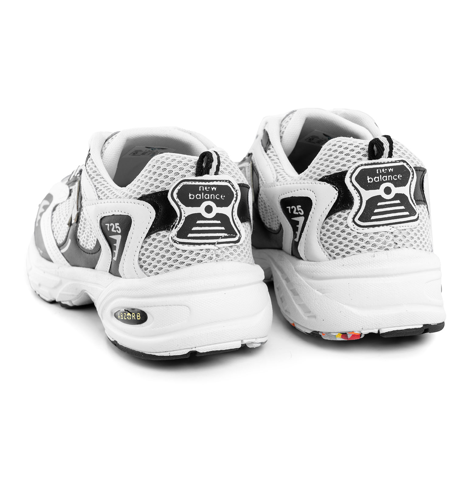 کفش اسپرت New Balance مردانه سفید مشکی پیاده روی بندی مدل 41425