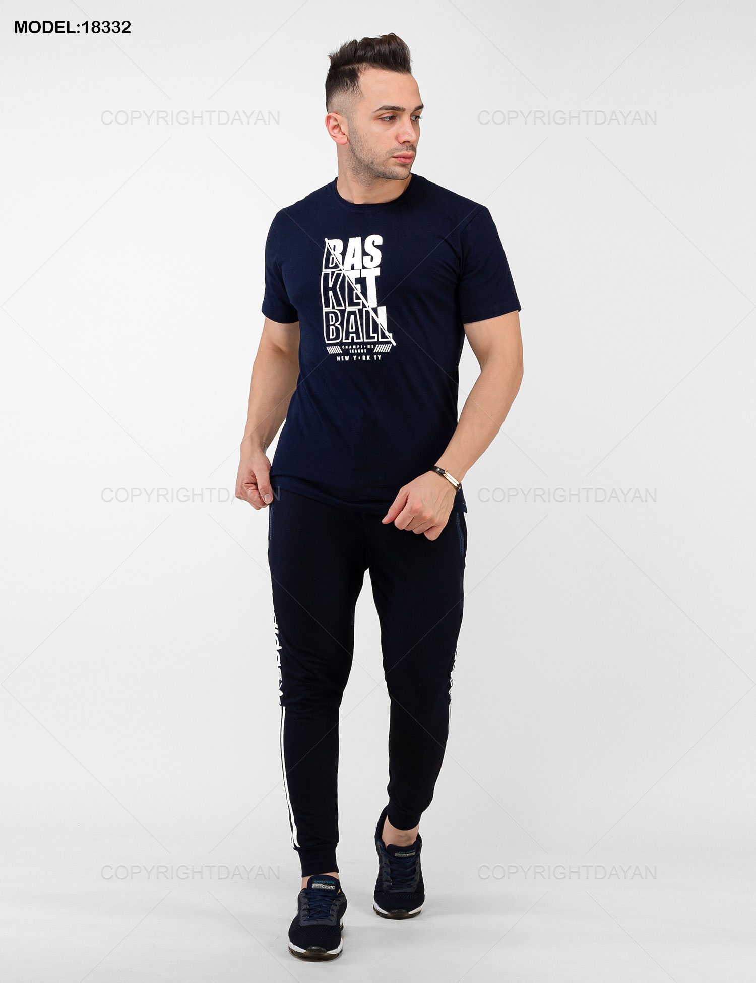 ست تیشرت شلوار مردانه Adidas مدل 18332