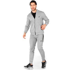 ست سویشرت شلوار مردانه آستین بلند Polo ساده یقه ایستاده مدل 43885