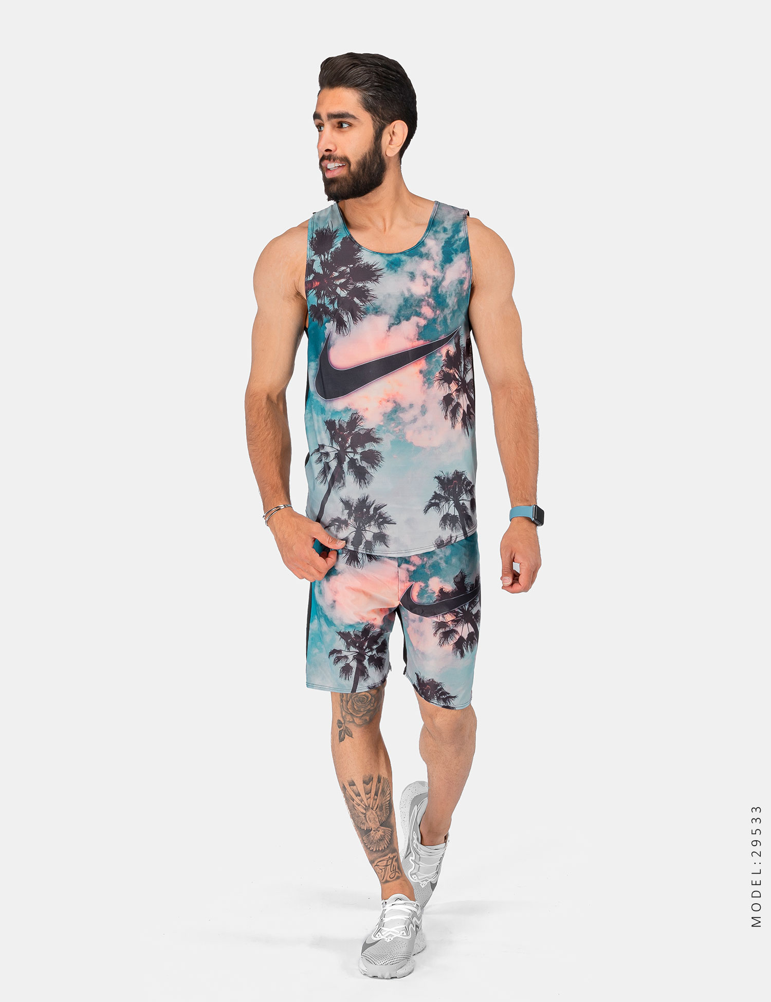 ست رکابی شلوارک مردانه Nike مدل 29533