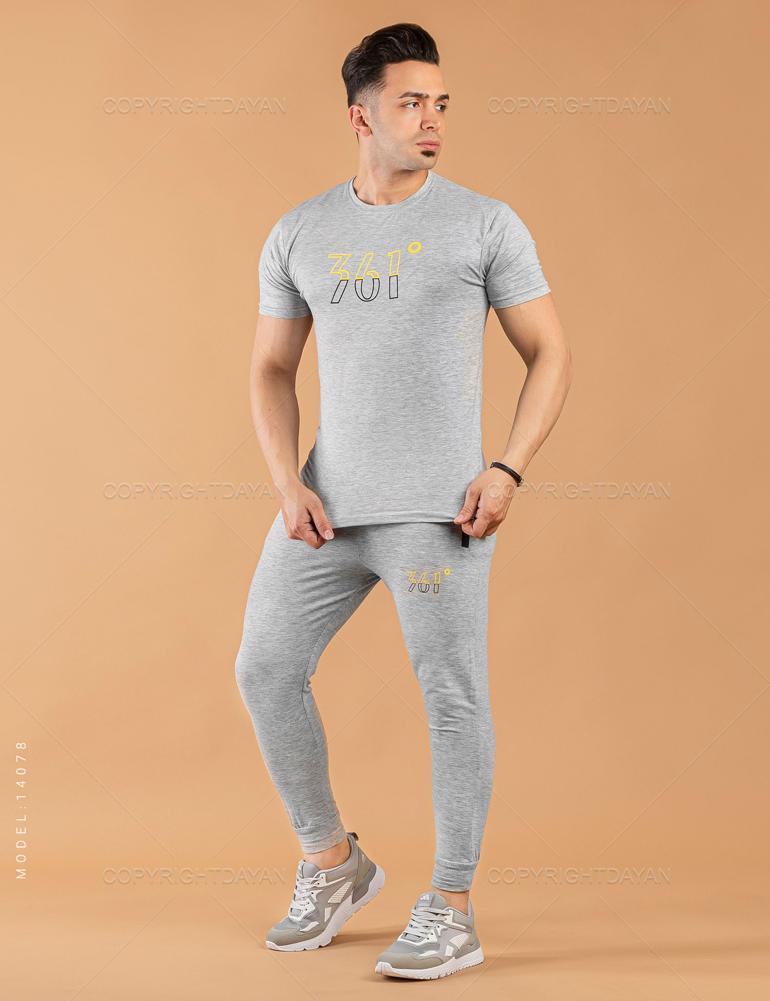 ست تیشرت شلوار مردانه 361 درجه مدل 14078