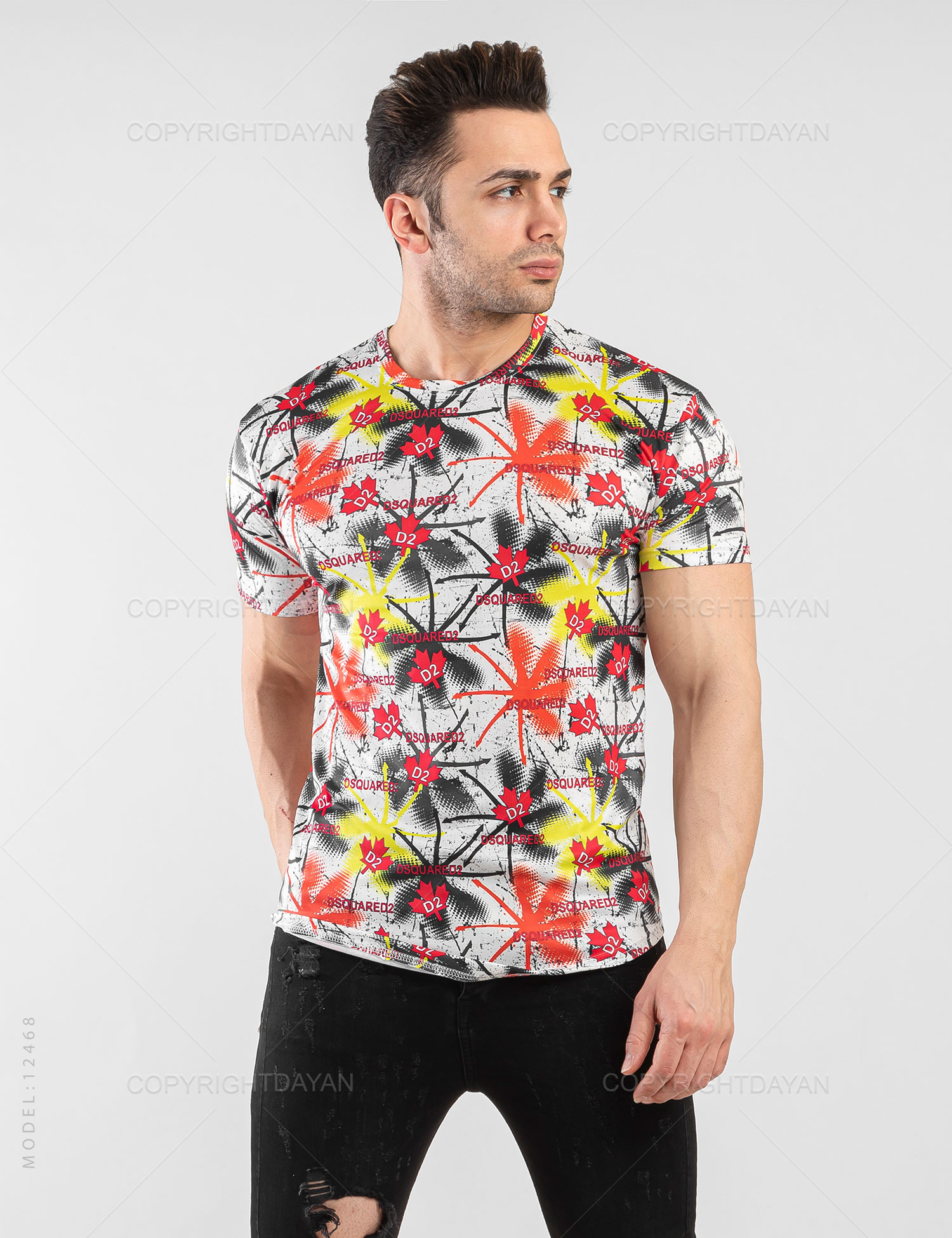 تیشرت مردانه Dsquared 2 مدل 12468