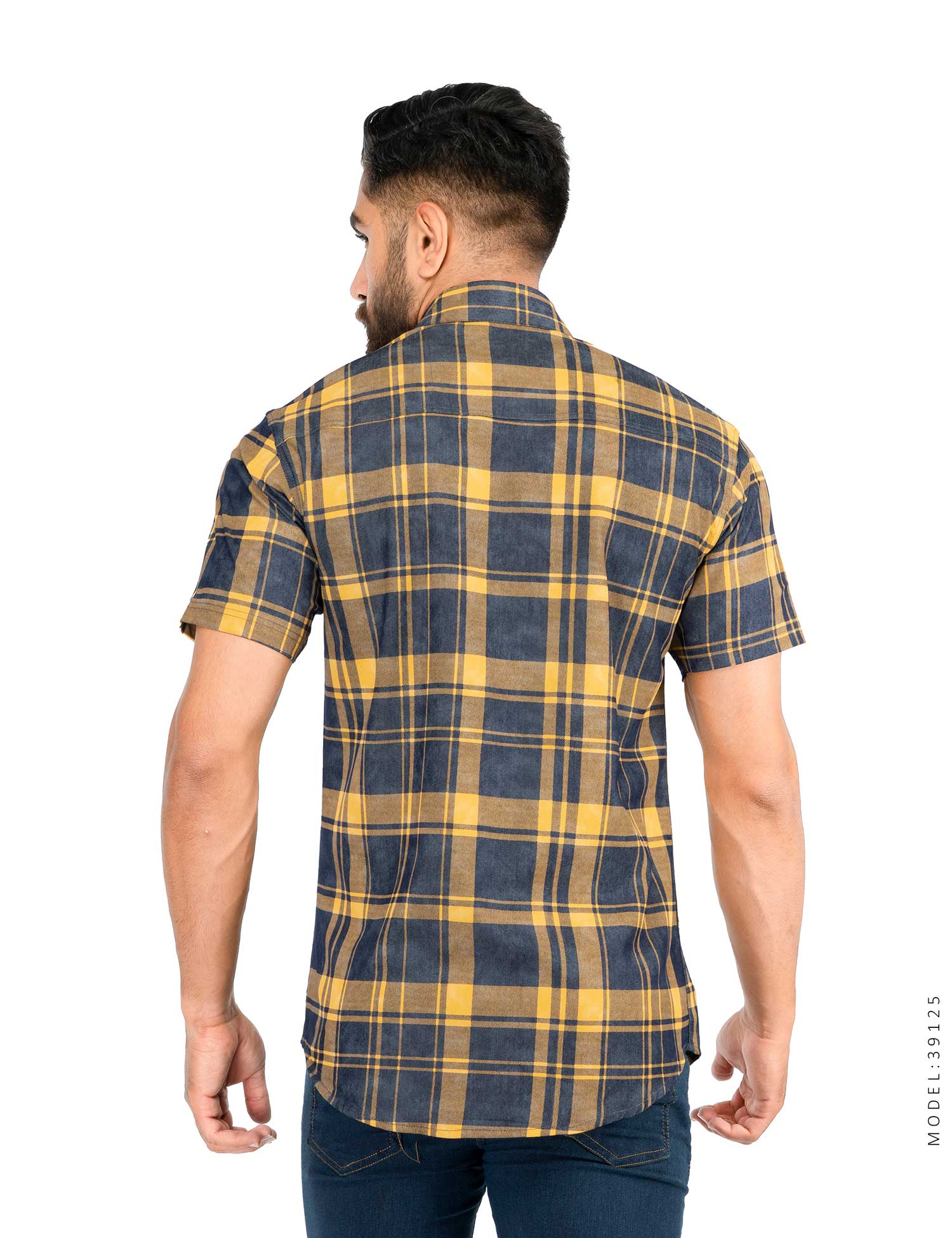 پیراهن مردانه چهارخانه Polo مدل 39125