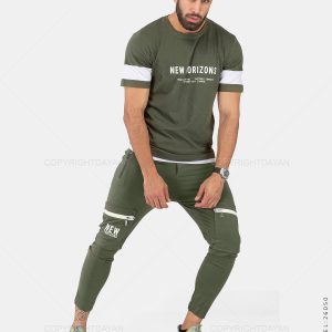 ست تیشرت شلوار مردانه Marlon مدل 21235