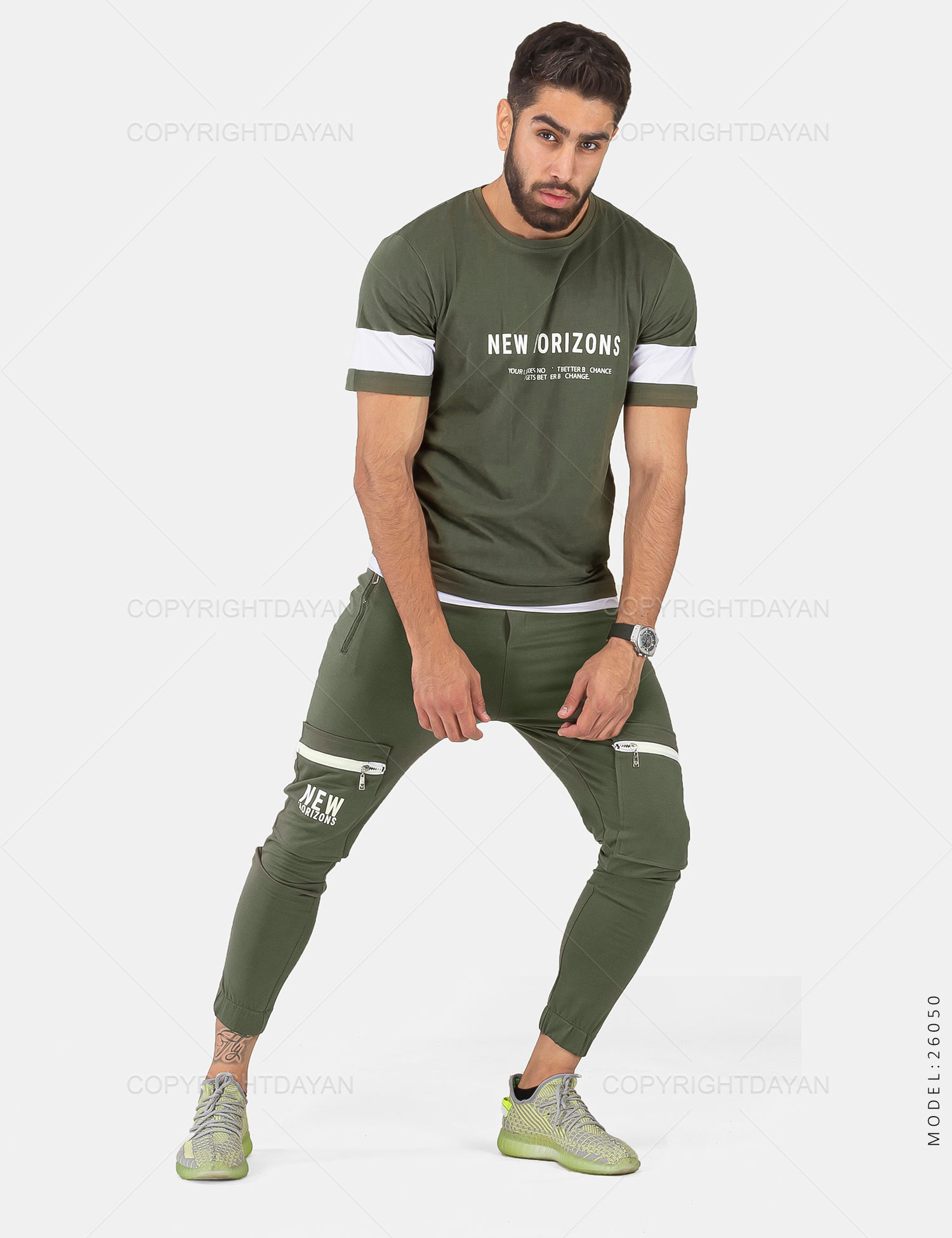 ست تیشرت شلوار مردانه Marlon مدل 21235
