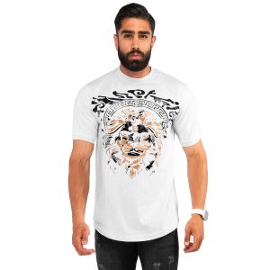 تیشرت مردانه چاپی یقه گرد Versace مدل 38612