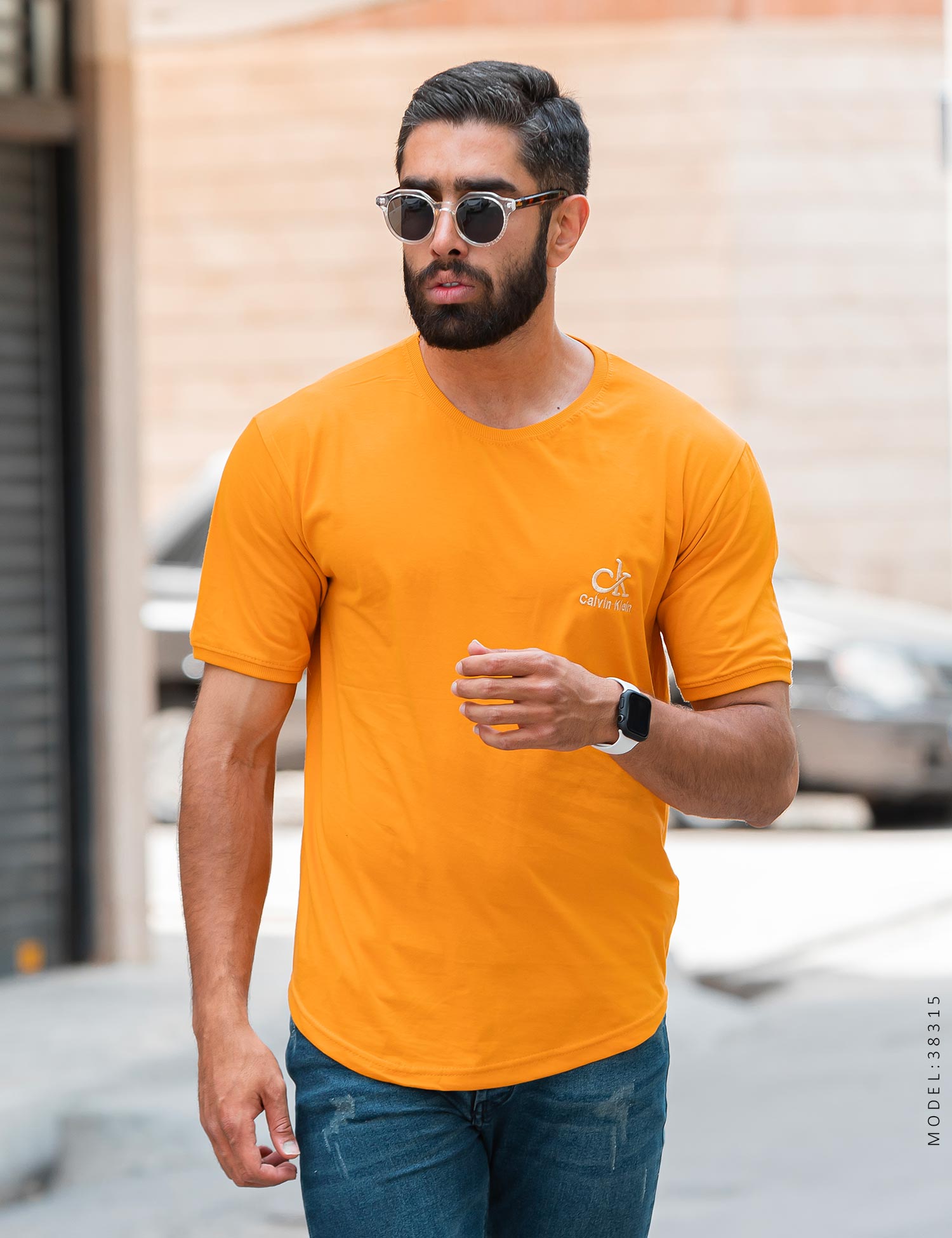 تیشرت مردانه یقه گرد Calvin Klein مدل 38315