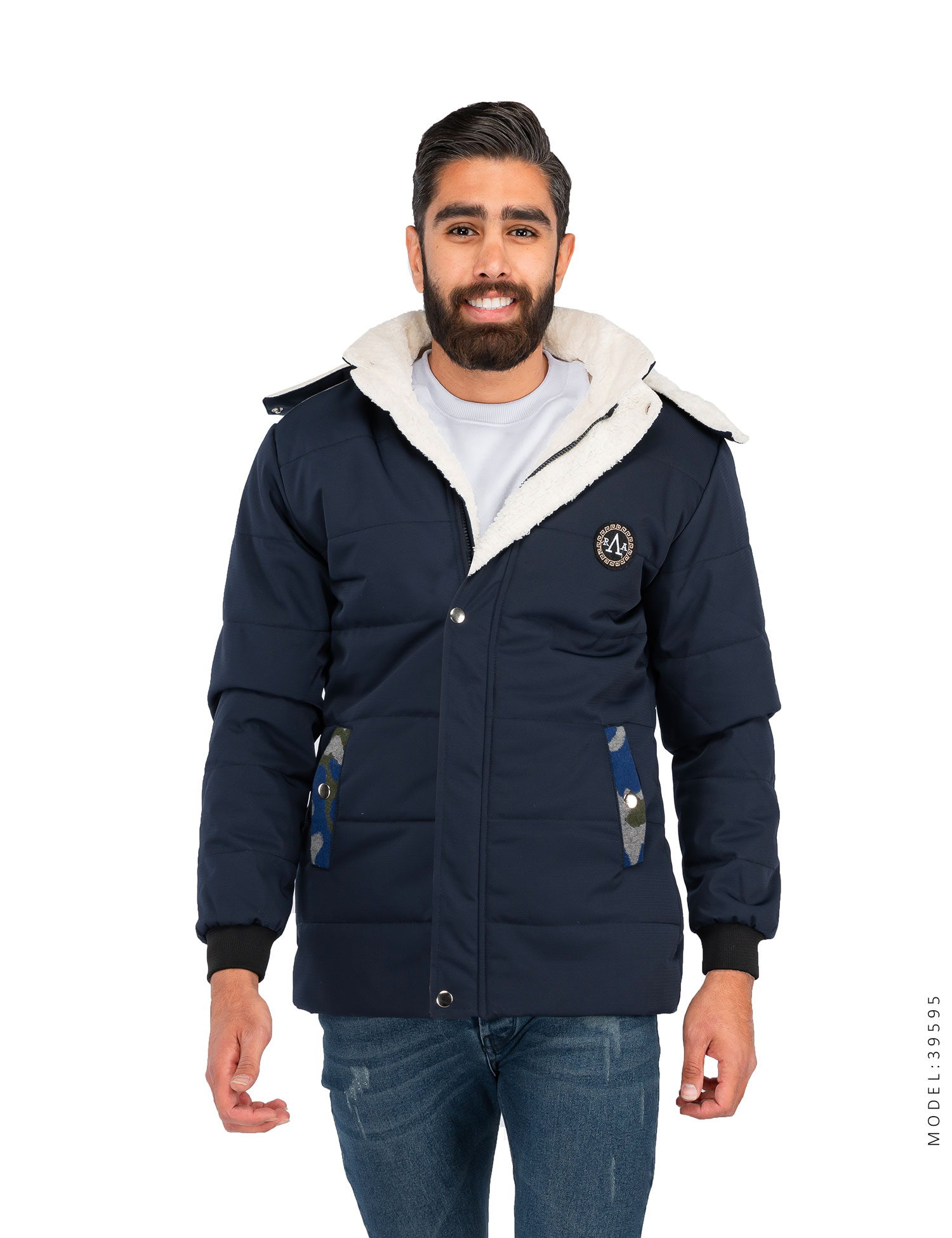 کاپشن برزنتی مردانه Rayan مدل 39595
