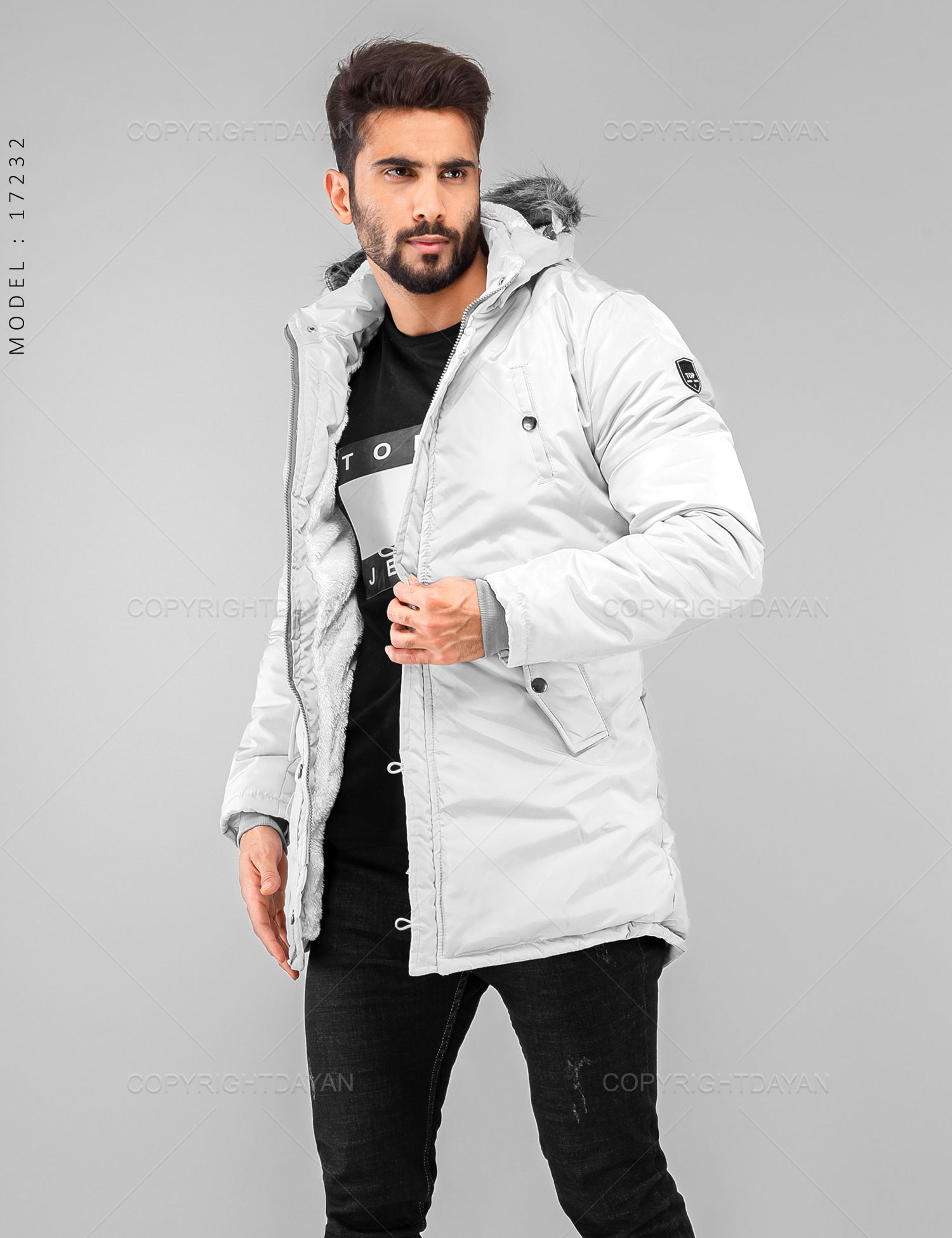 کاپشن مردانه Alvin مدل 17232