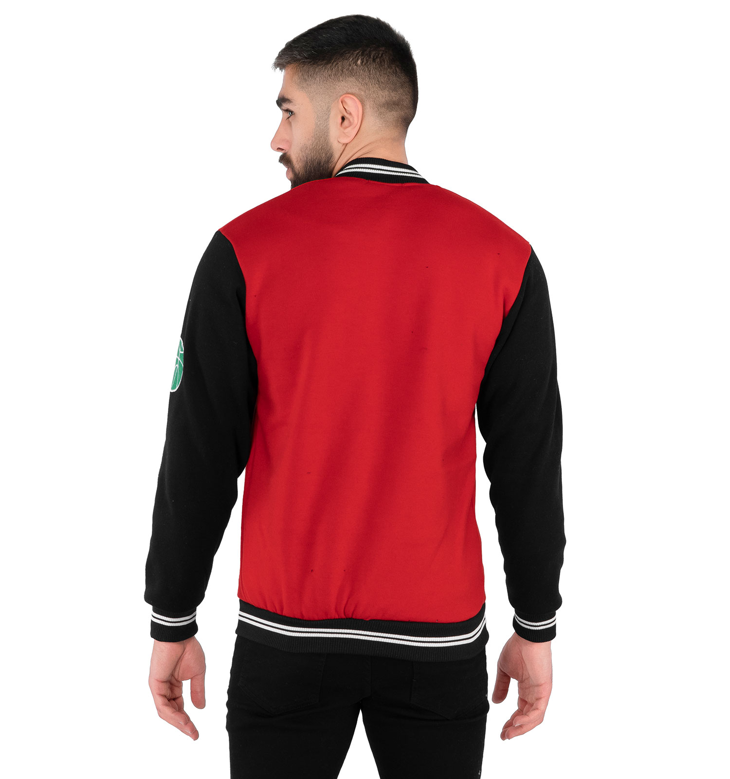 سویشرت بیسبالی مردانه یقه گرد مدل 42675