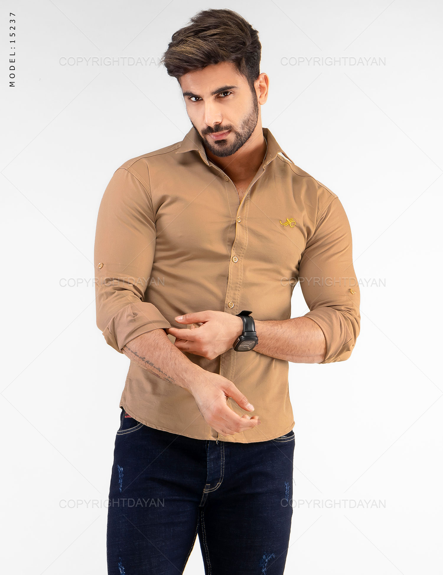پیراهن مردانه Marlon مدل 15237
