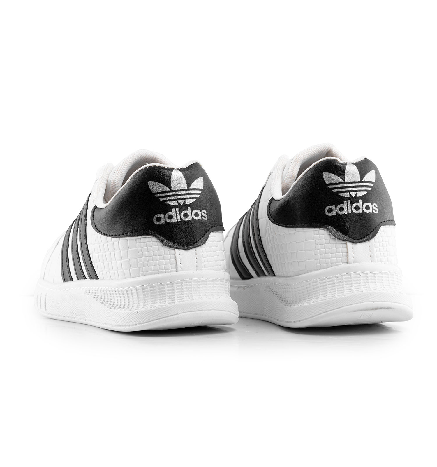 کفش اسپرت Adidas مردانه سفید بندی مدل 43733