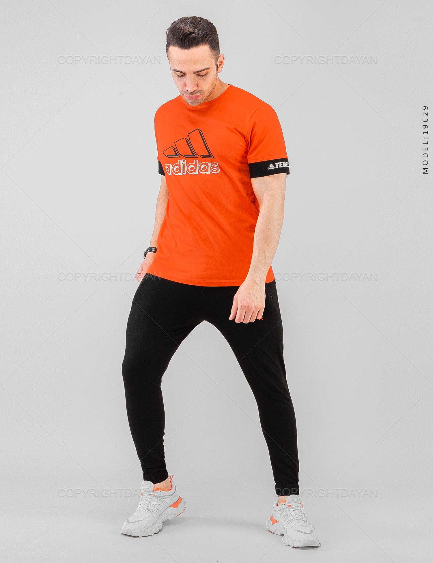 ست تیشرت شلوار مردانه Adidas مدل 19629