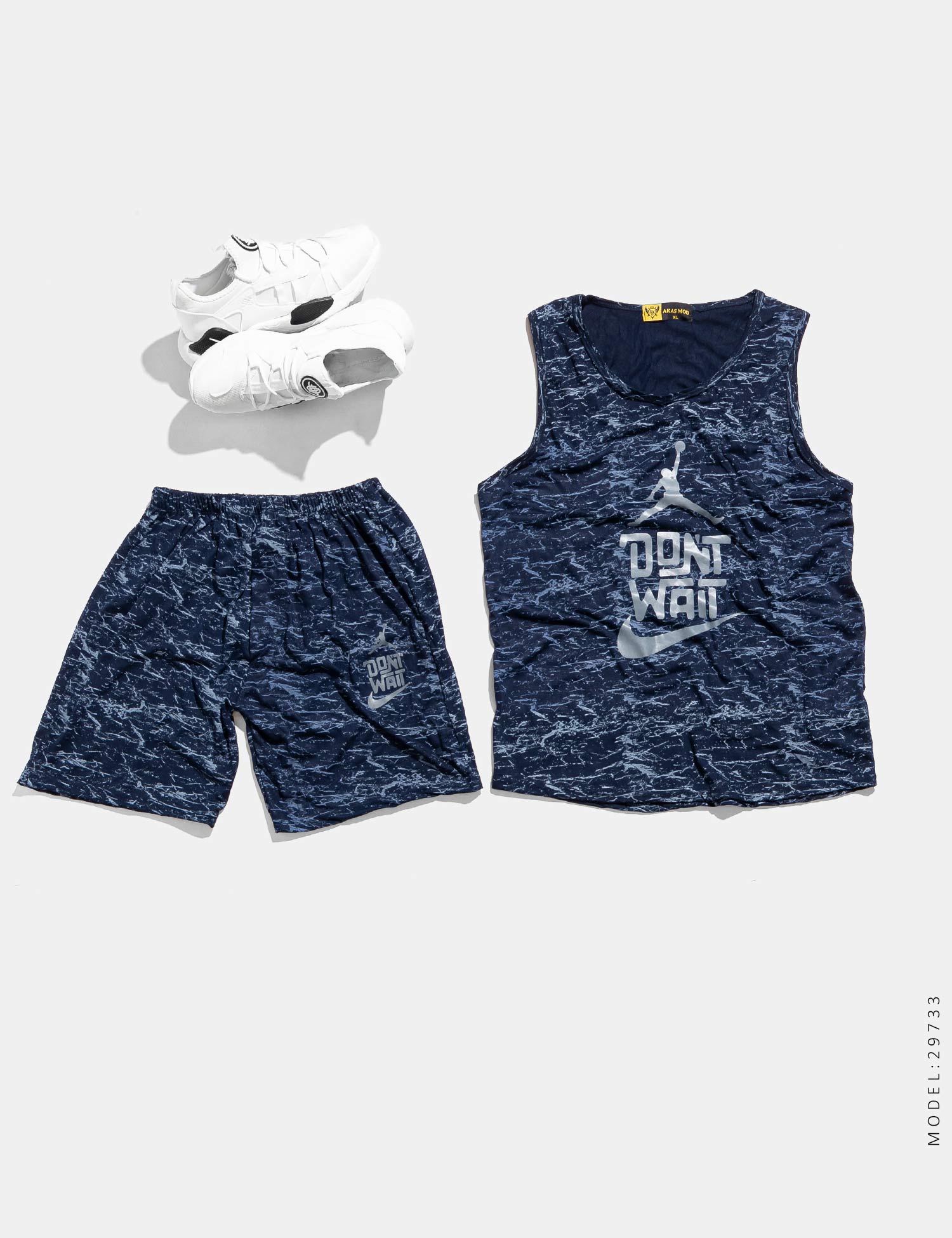 ست رکابی شلوارک مردانه Nike مدل 29733