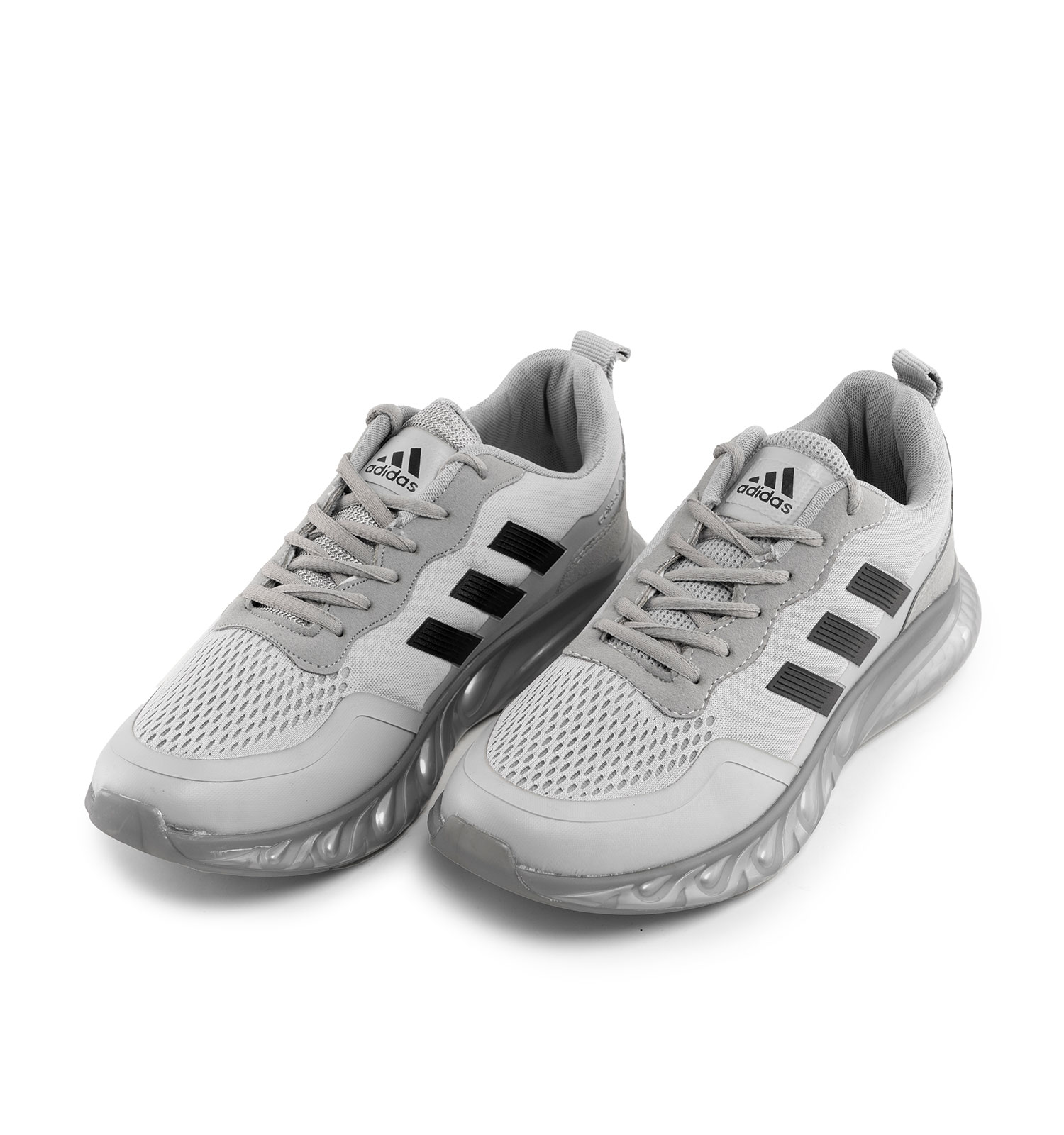 کفش اسپرت Adidas مردانه طوسی بندی مدل 43999