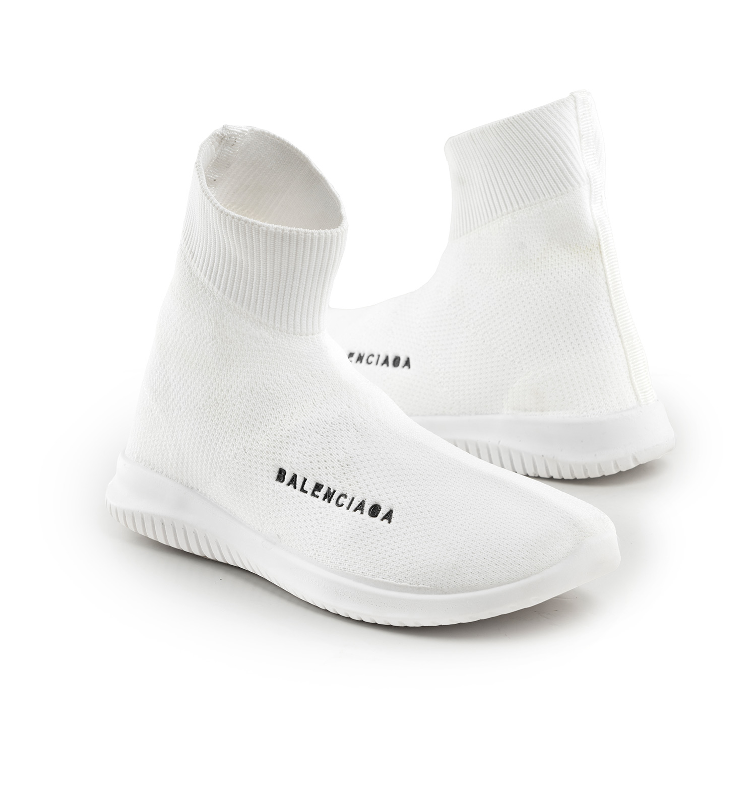 کفش ساقدار مردانه سفید Balenciaga جورابی مدل 41882
