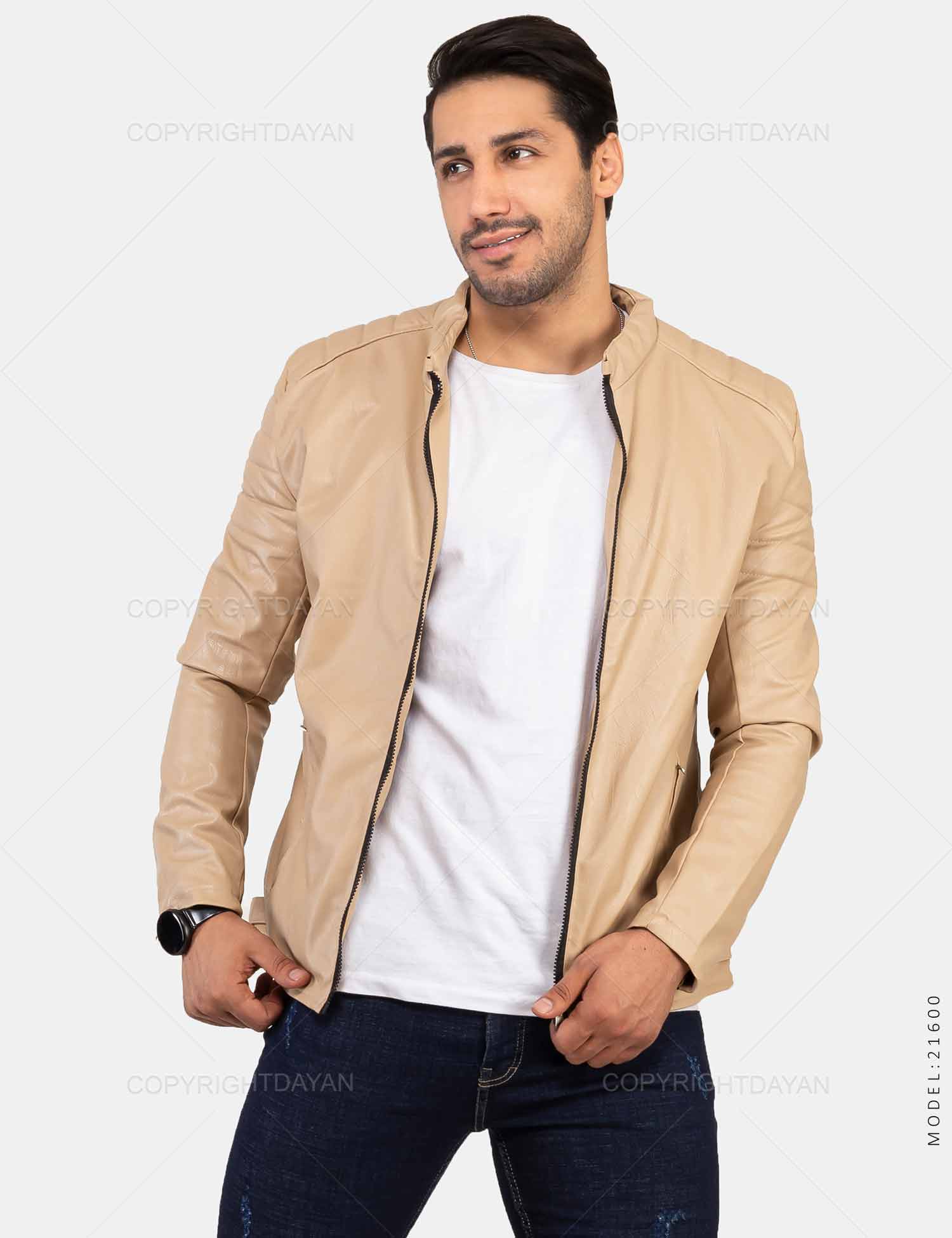 کاپشن چرمی مردانه Norton مدل 21600
