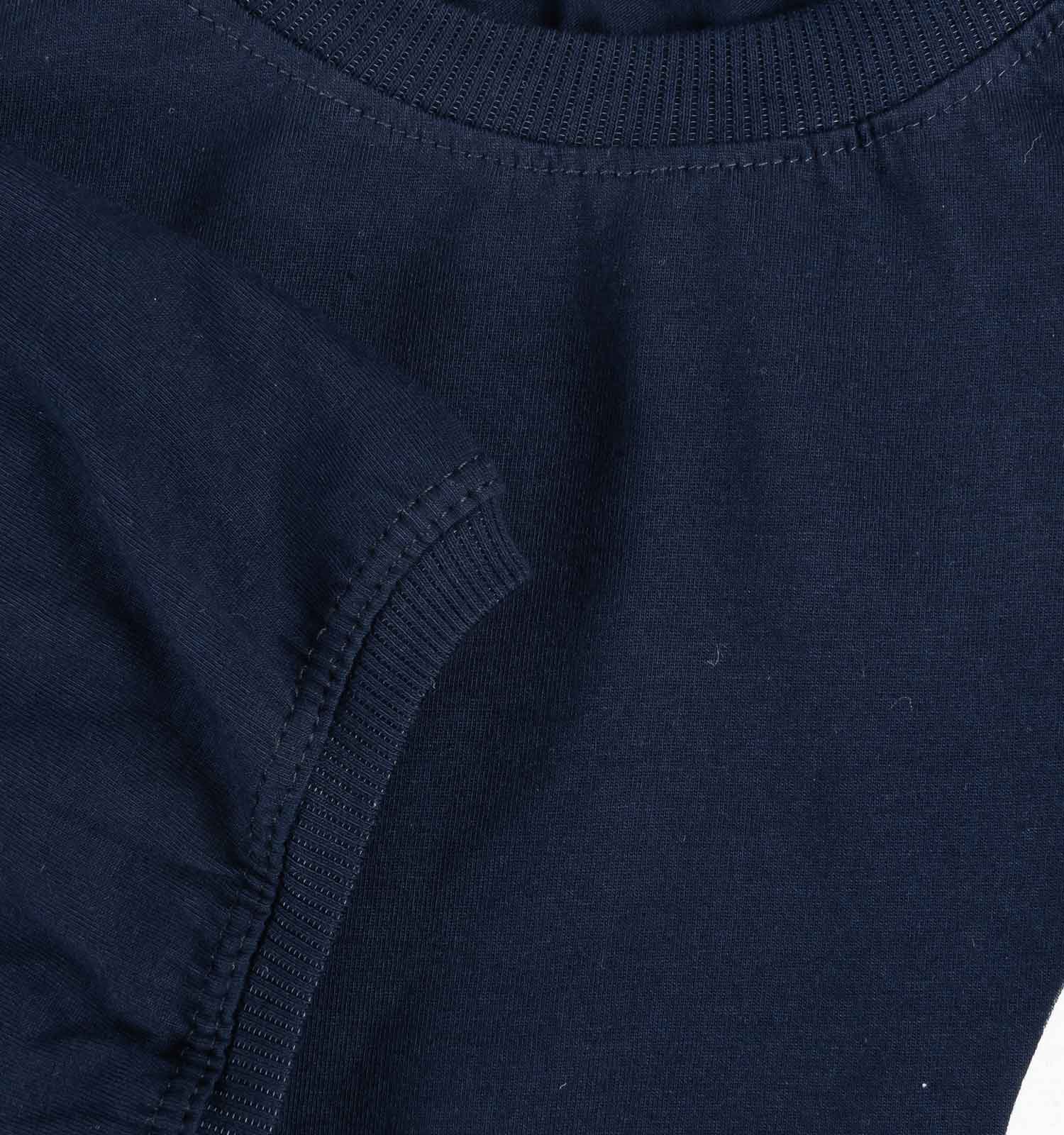 تیشرت Nike یقه گردمردانه سرمه ای ساده مدل 43692