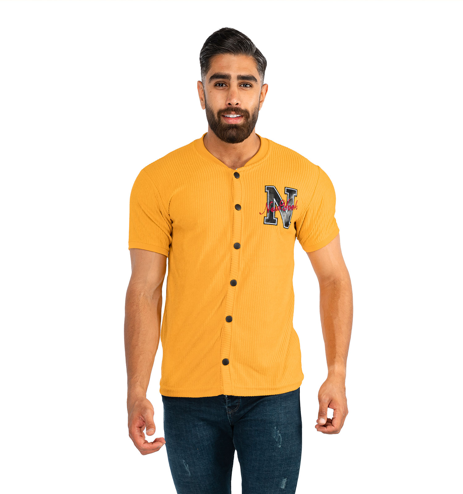 تیشرت مردانه بیسبالی New York مدل 39087