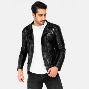 کاپشن چرمی مردانه Sevin مدل 24507