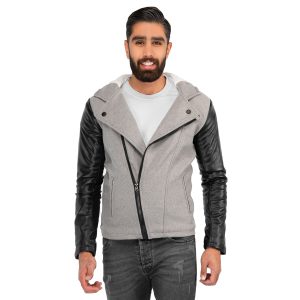 کاپشن چرم مردانه Zima مدل 39419