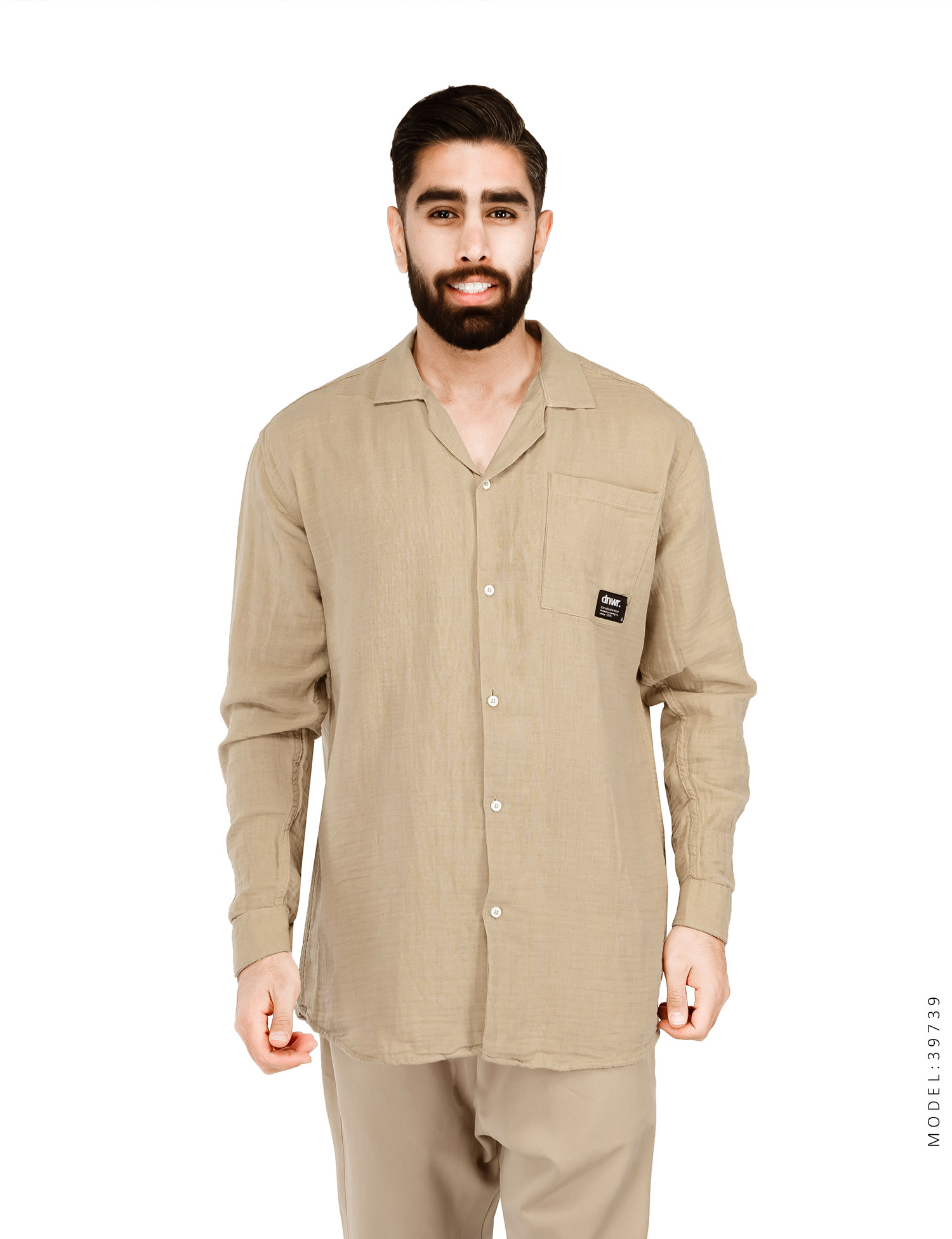 پیراهن مردانه آستین بلند ساده Zara مدل 39739