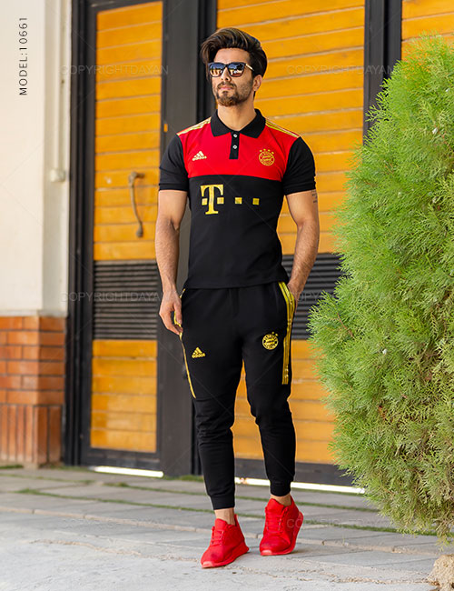ست پولوشرت شلوار مردانه Bayern مدل 10661