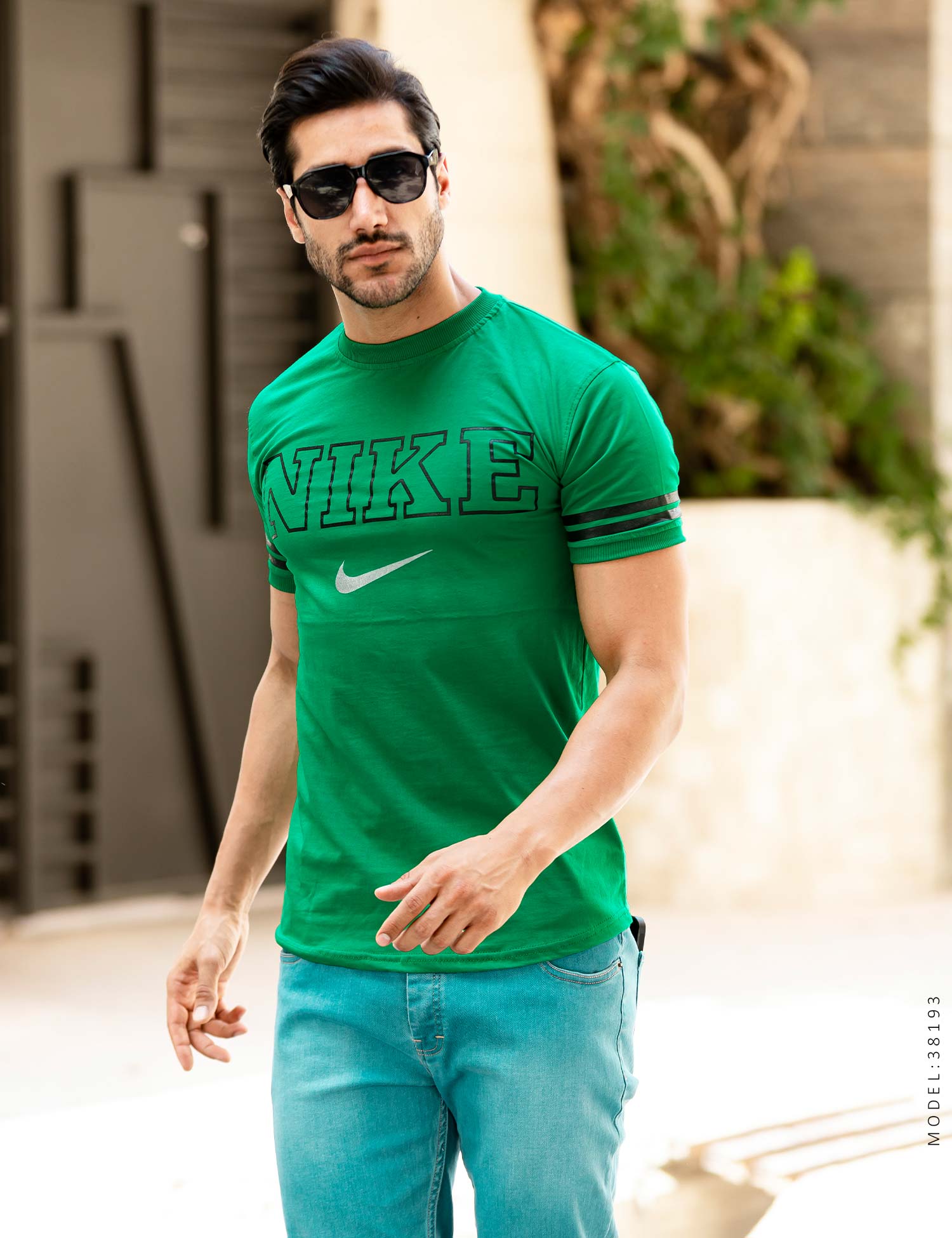 تیشرت مردانه یقه گرد Nike مدل 38193