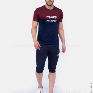 ست تیشرت شلوارک مردانه Tommy مدل 28096