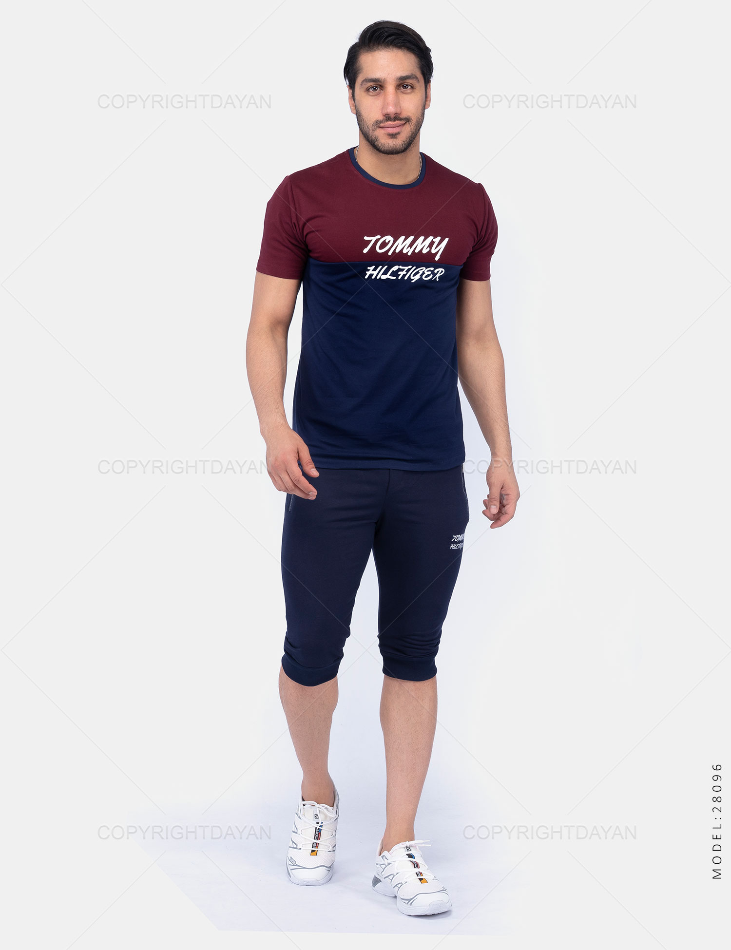 ست تیشرت شلوارک مردانه Tommy مدل 28096