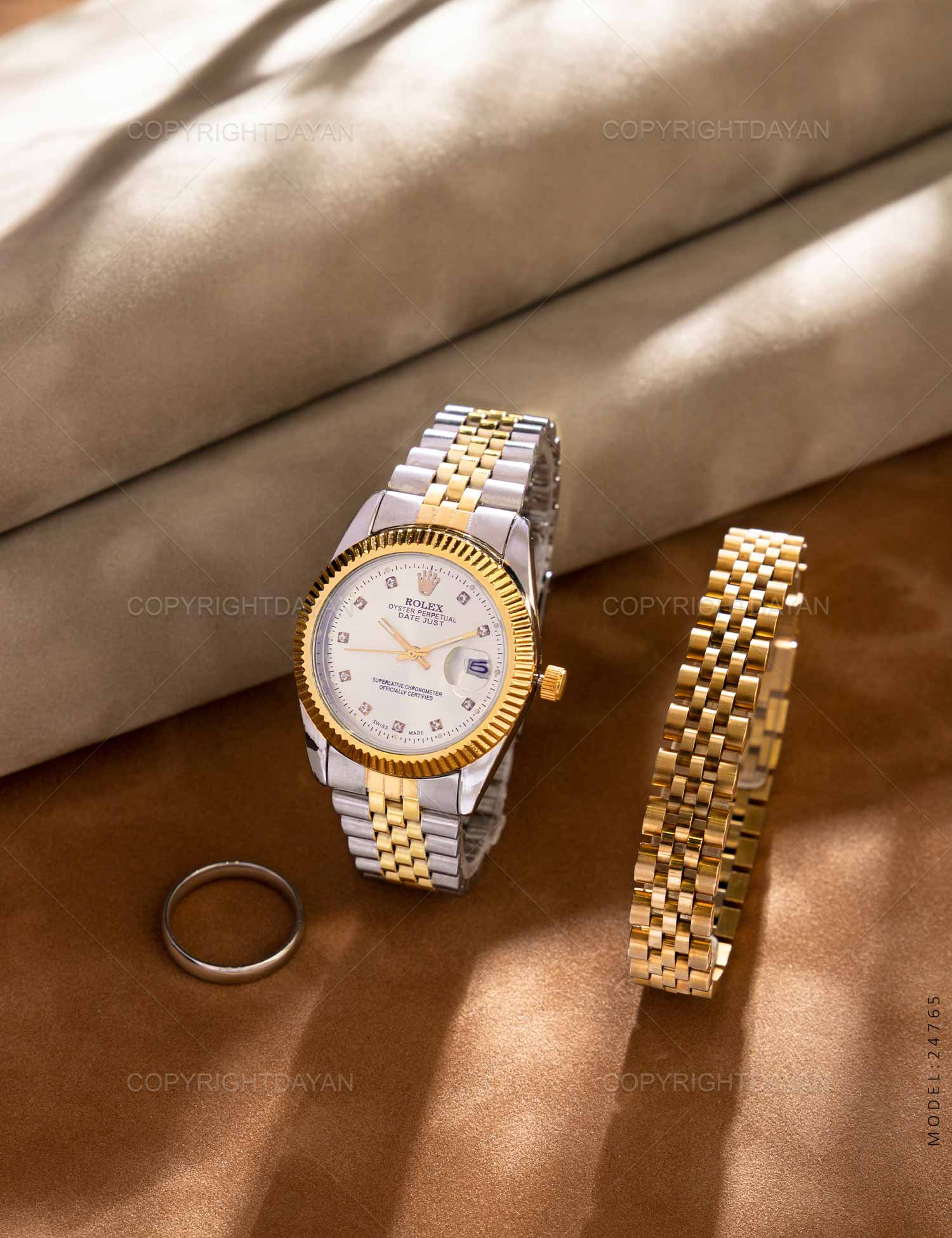ساعت مچی عقربه ای مردانه Rolex مدل 24765