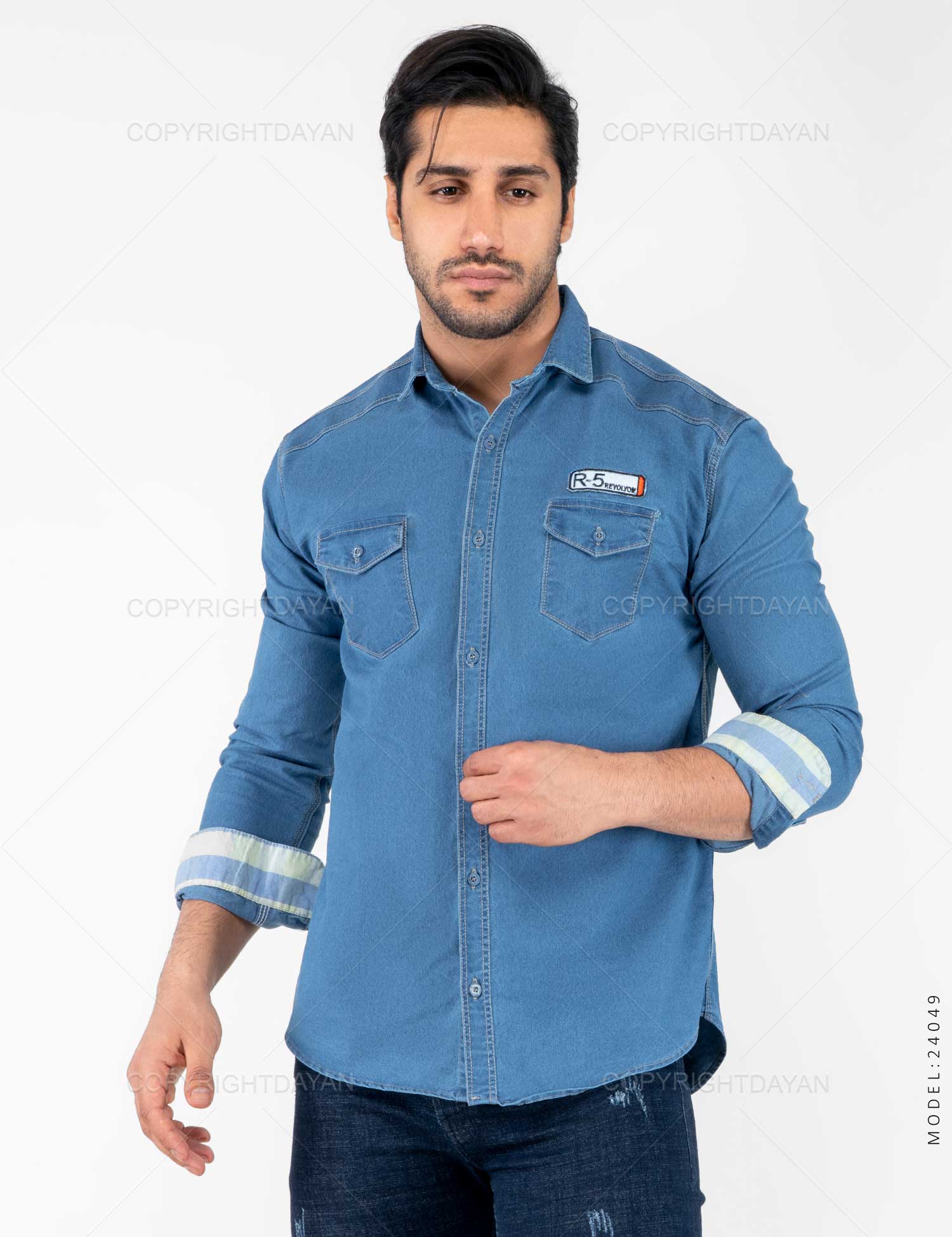 پیراهن مردانه Alma مدل 24049