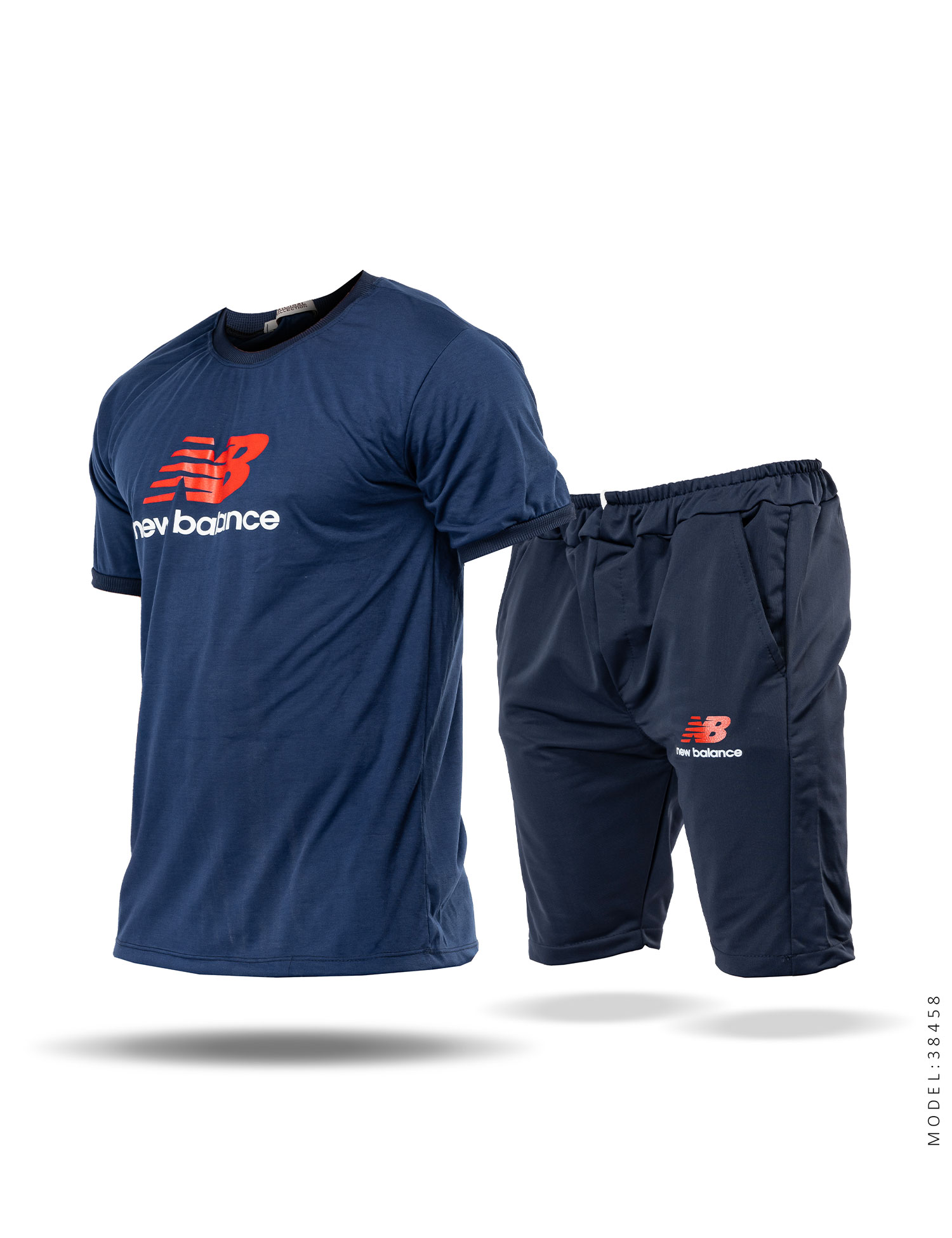 ست تیشرت شلوارک مردانه New Balance مدل 38458