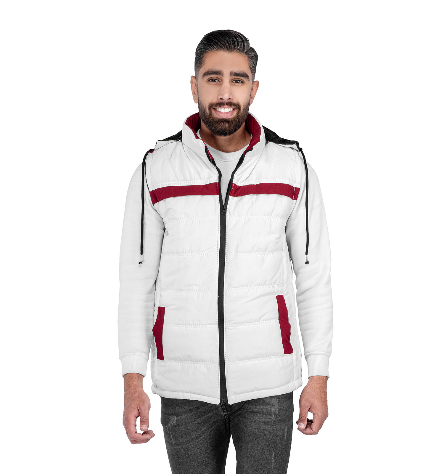 کاپشن پافر مموری مردانه بادی Pink مدل 39779