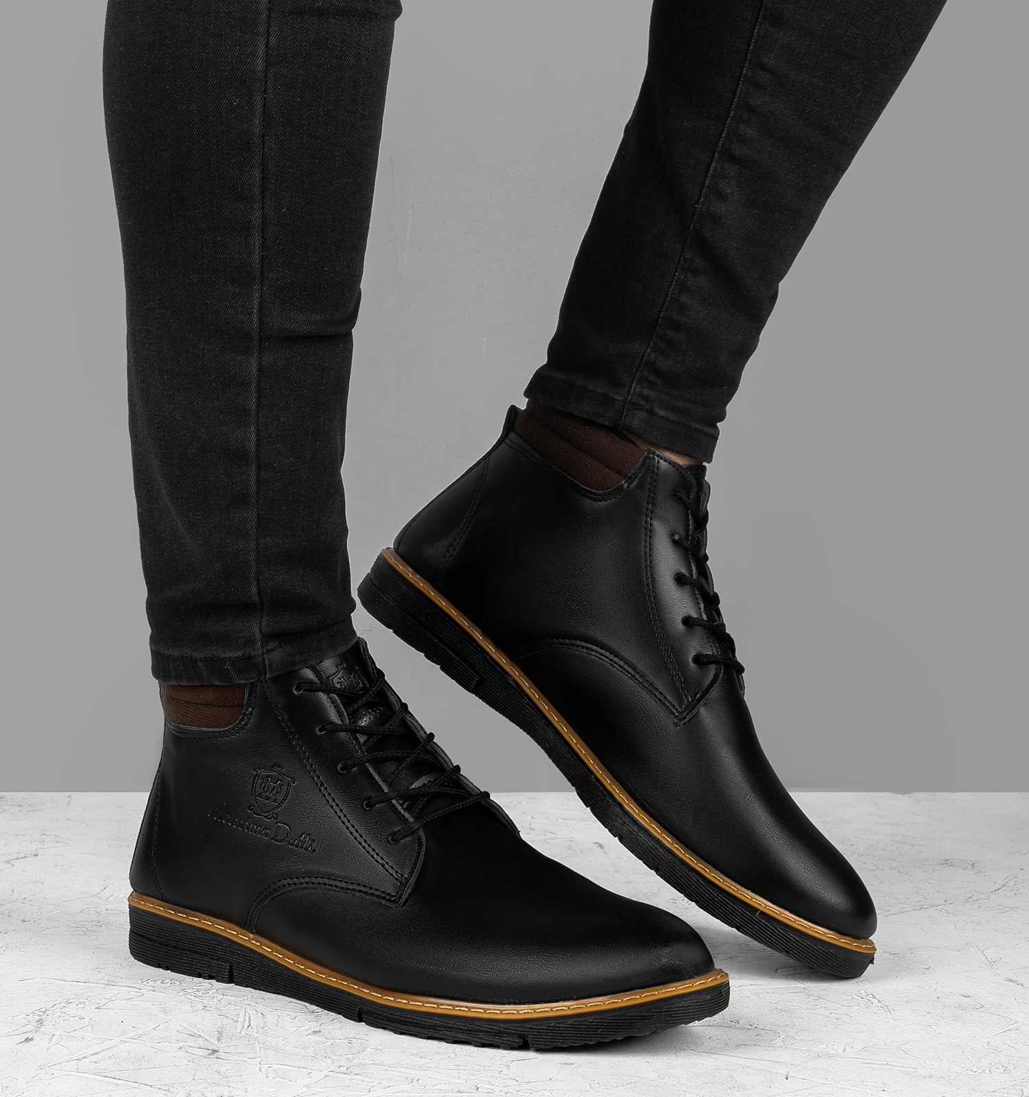 نیم بوت مردانه Massimo Dutti مدل 24176
