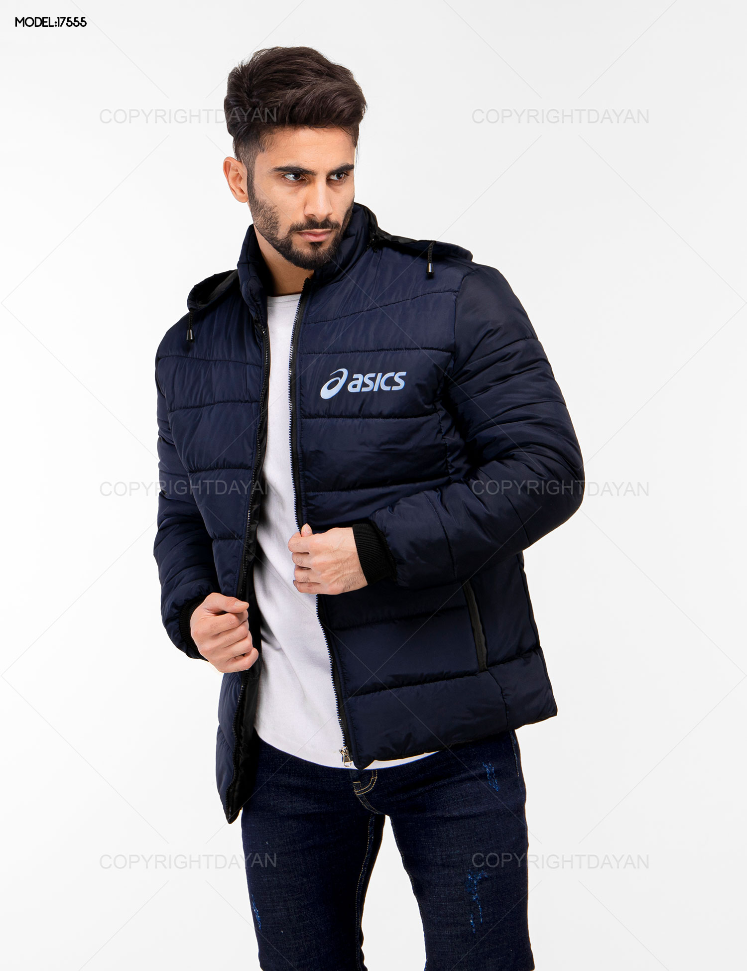 کاپشن مردانه Asics مدل 17555