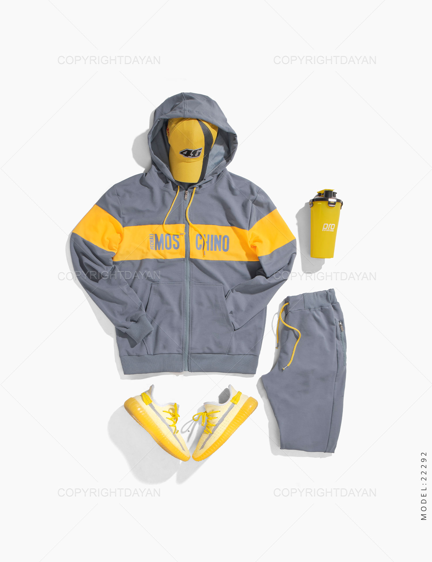 ست سویشرت شلوار مردانه Moschino مدل 22292