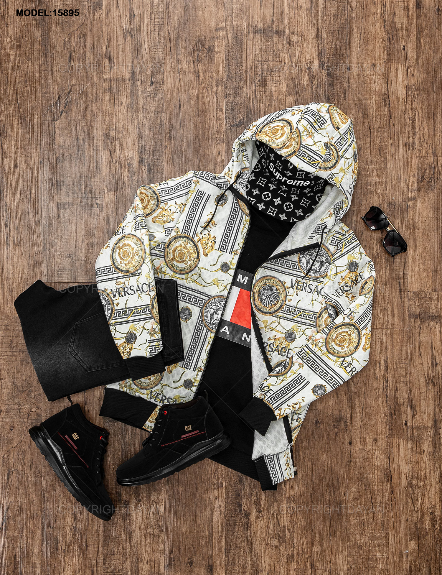 سویشرت مردانه Versace مدل 15895