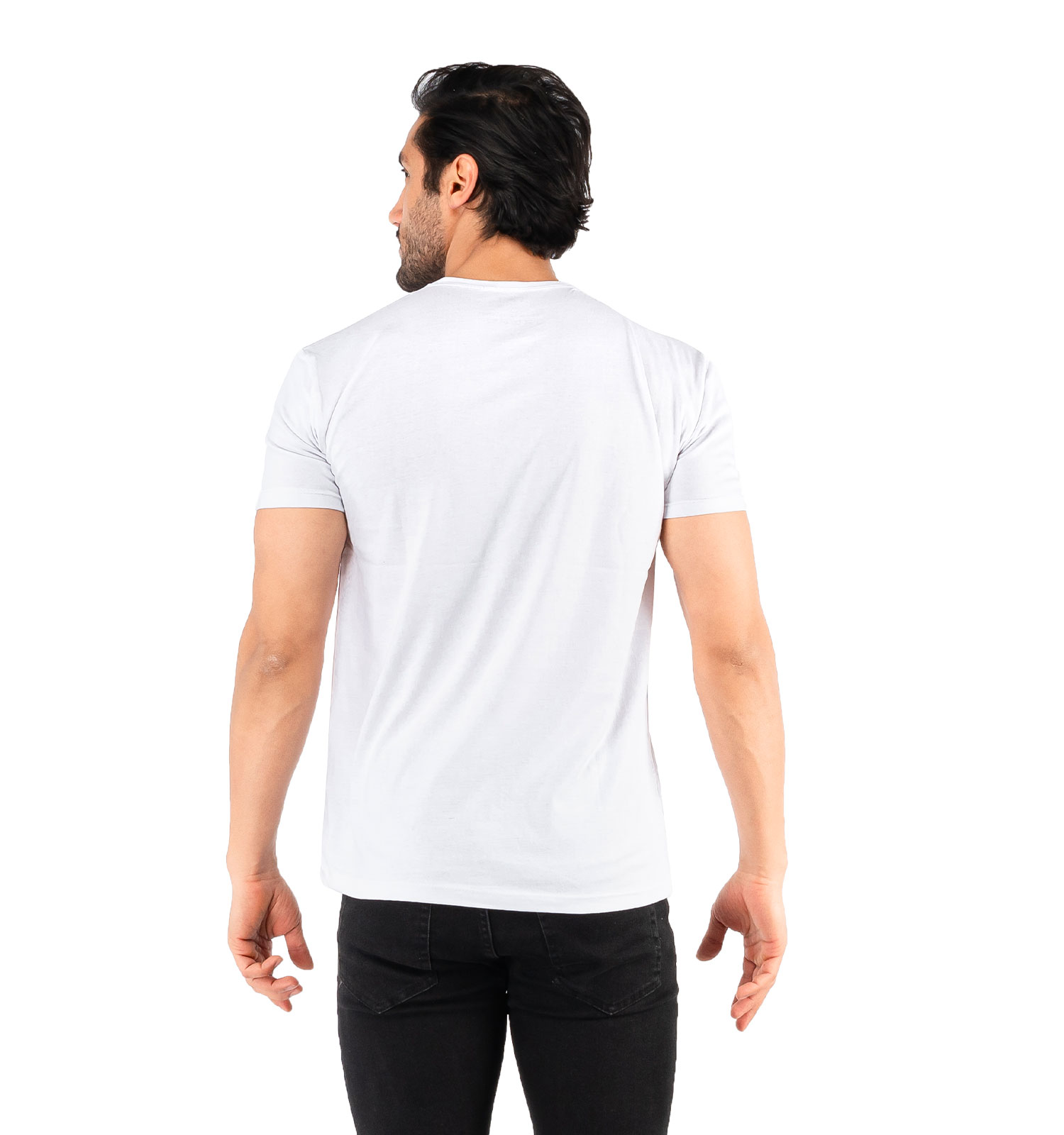 تیشرت Reebok یقه گرد مردانه سفید ساده مدل 44136