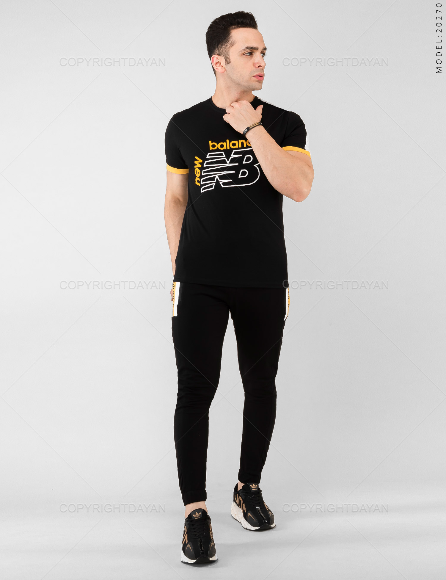 ست تیشرت شلوار مردانه New Balance مدل 20270