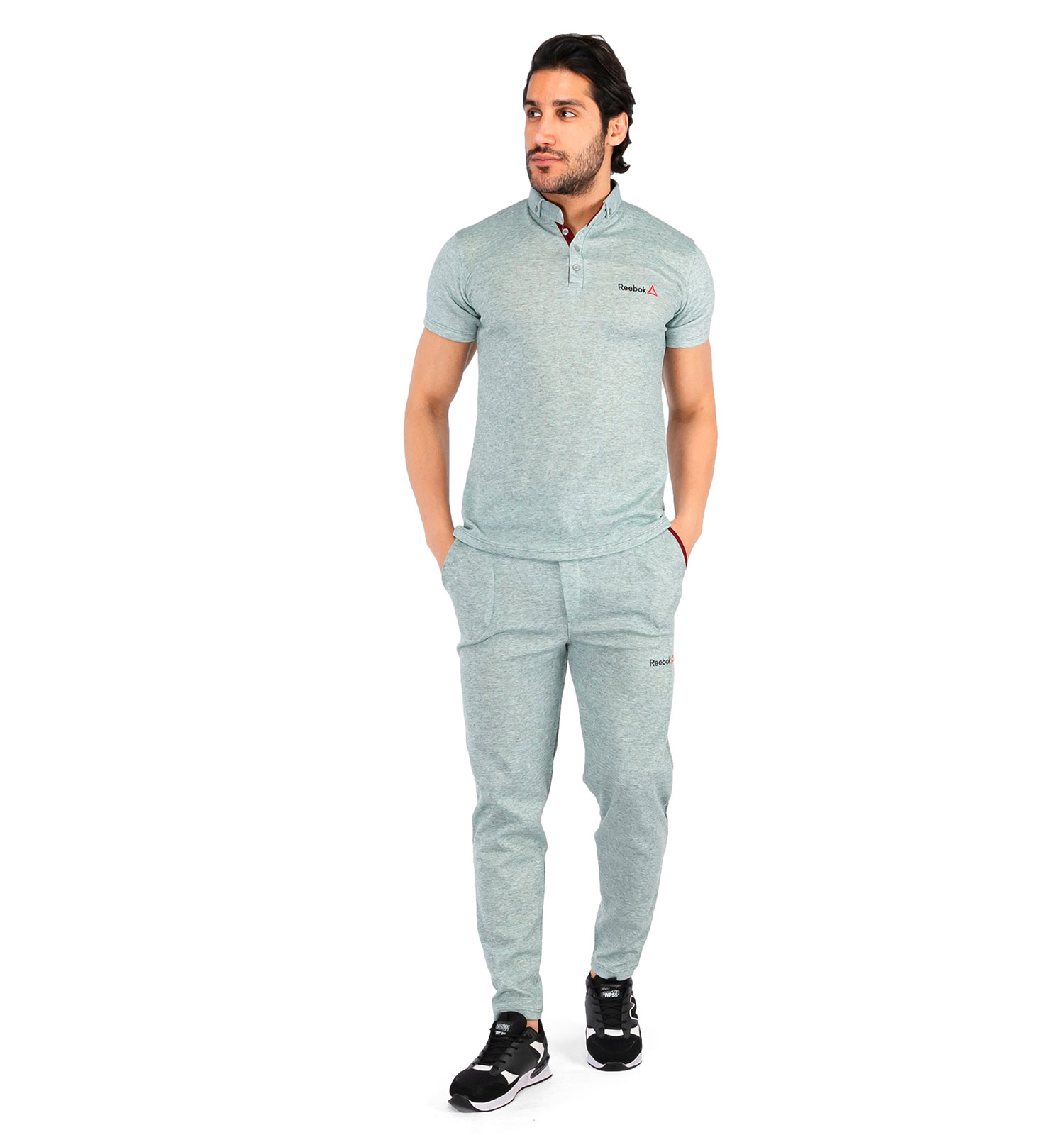 ست تیشرت شلوار مردانه Reebok ساده مدل 42893