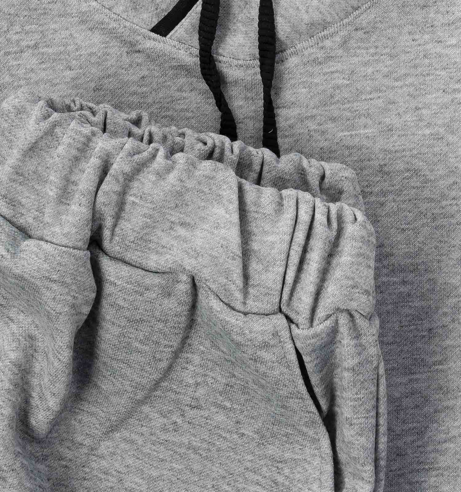 ست هودی شلوار مردانه آستین بلند ساده مدل 44045