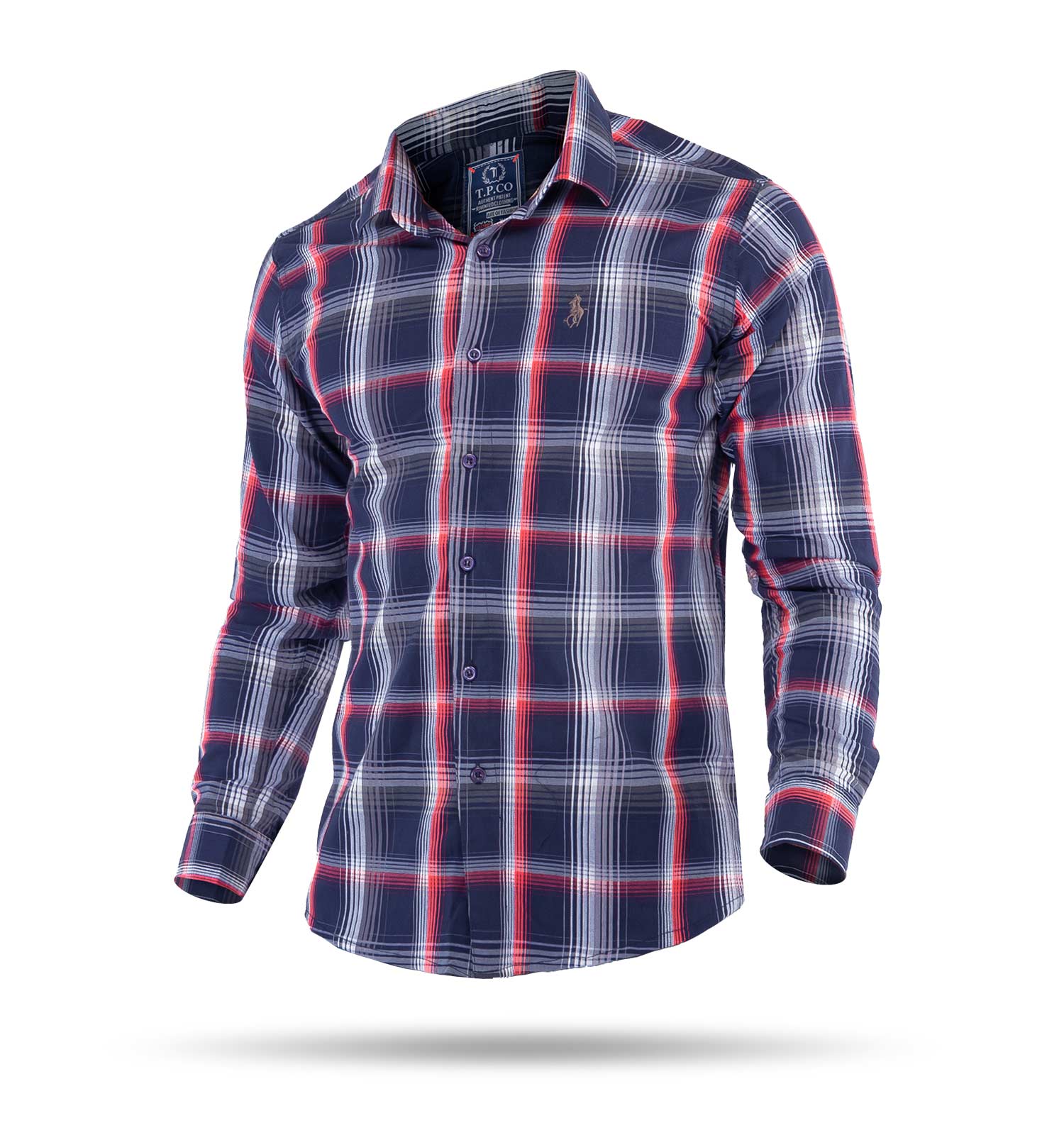 پیراهن چهارخانه مردانه Polo مدل 35260