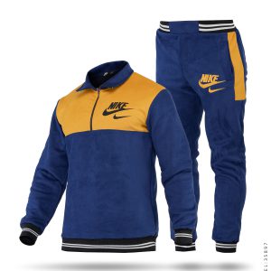 ست سویشرت نیم زیپ شلوار اسپرت Nike مدل 35897
