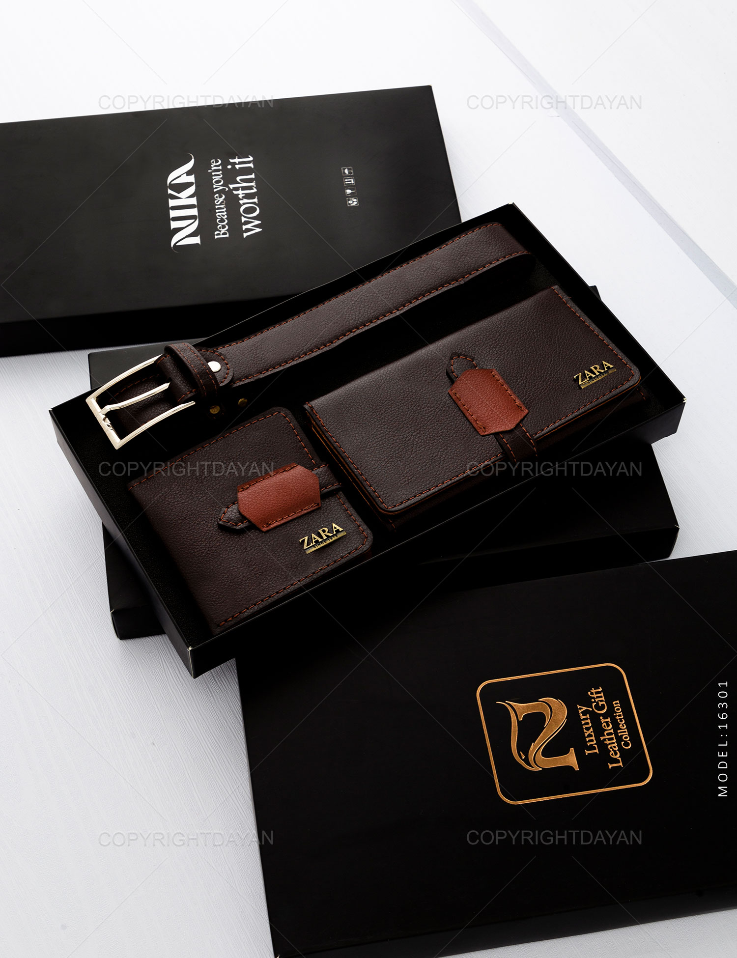 ست چرمی Zara مدل 16301